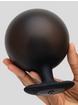 Inflatable Weighted Butt Plug 3.25 Inch, Black, hi-res