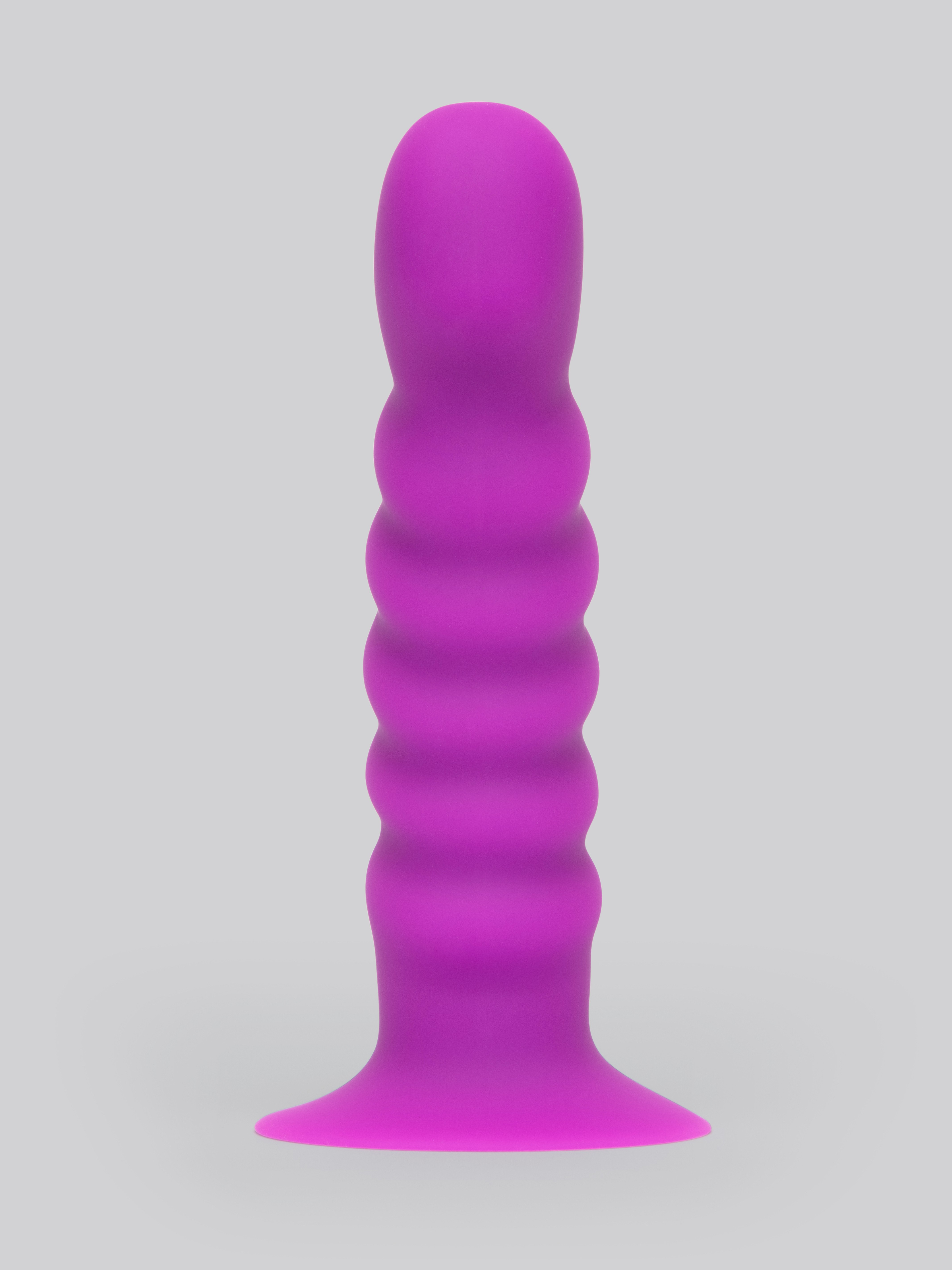 Lovehoney Sweet Swirl Silicone Dildo 7.5 Inch, Purple, hi-res
