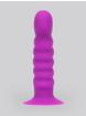 Lovehoney Sweet Swirl Silikon-Dildo 19 cm, Violett, hi-res