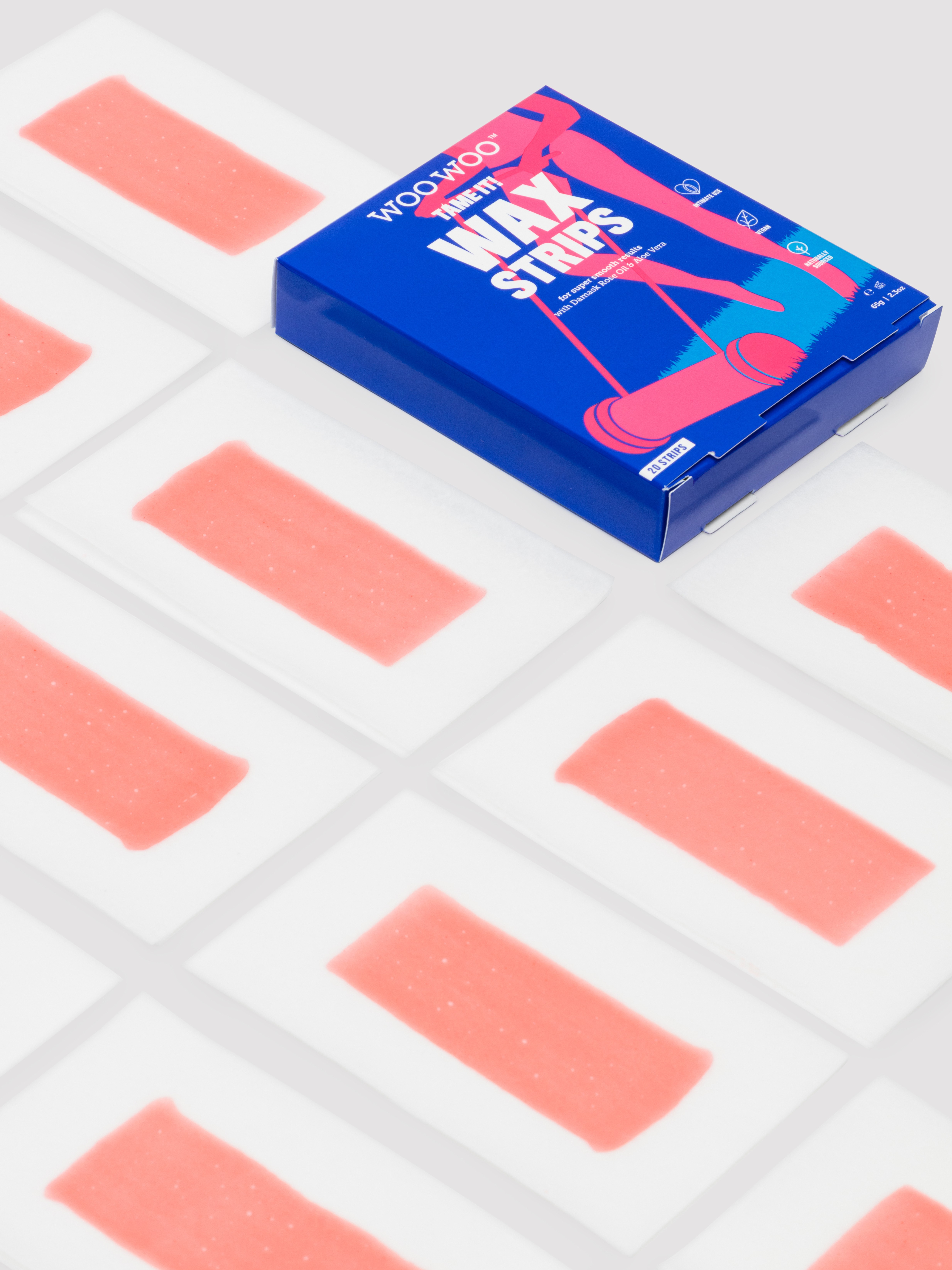WooWoo Tame It! Wax Strips (20 Strips), , hi-res