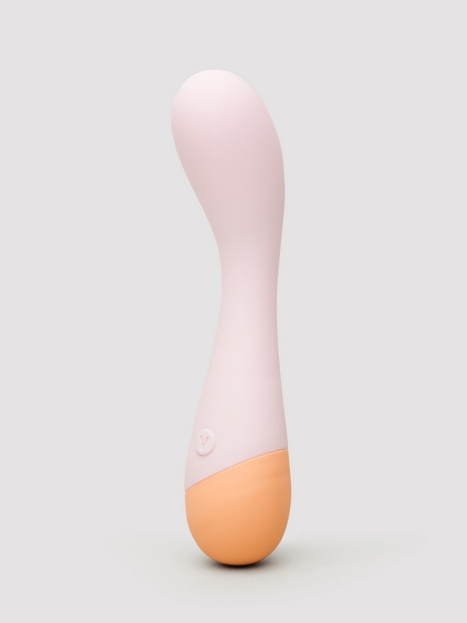 Vush Peachy Rechargeable Silicone G-Spot Massager , Pink, hi-res