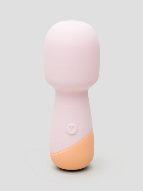 Vush Peachy Rechargeable Silicone Mini Wand Massager , Pink, hi-res
