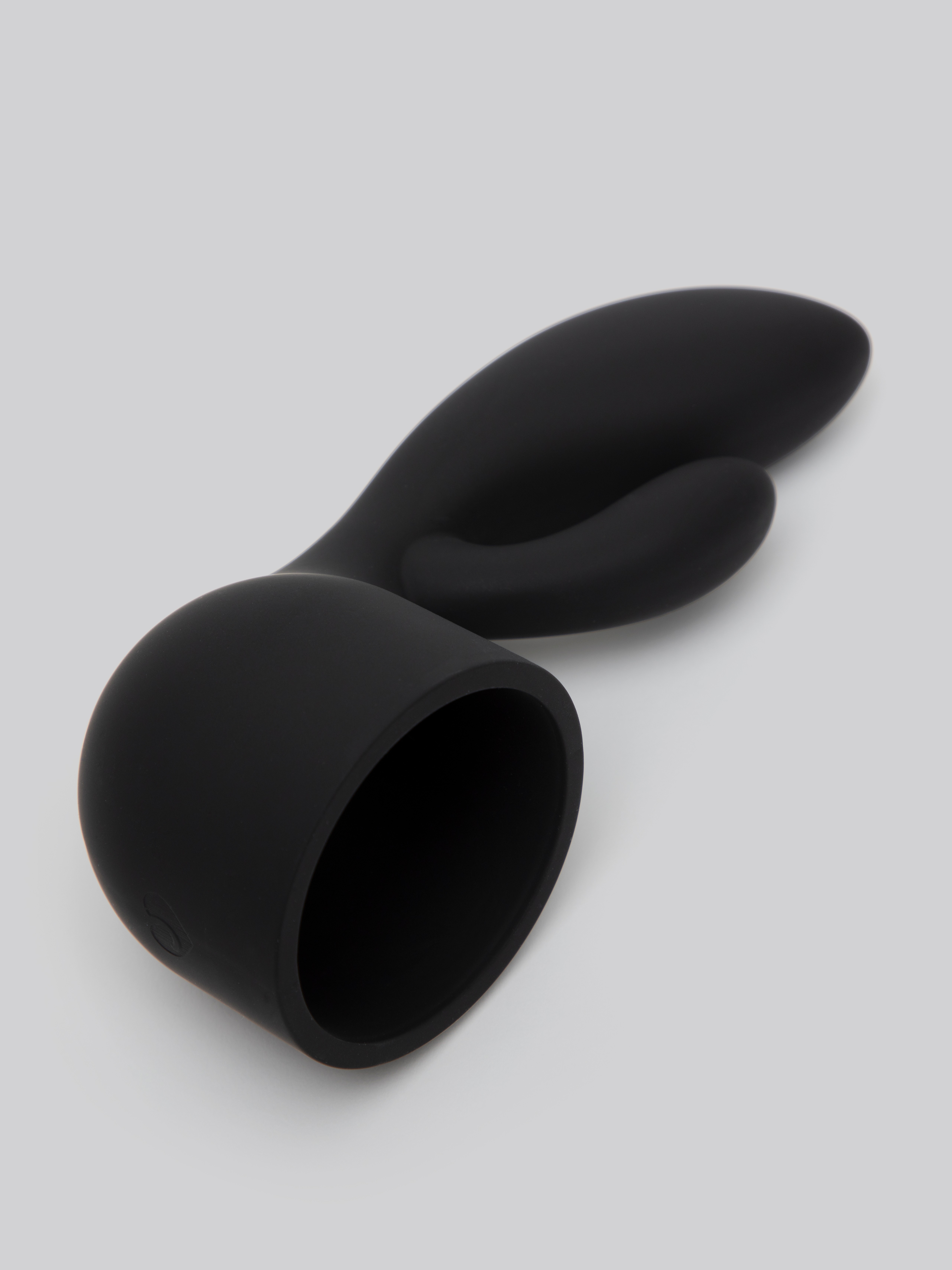 Lovehoney Silicone Rabbit Magic Wand Attachment, Black, hi-res