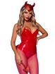Leg Avenue Red Glitter Devil Headband and Pin-On Long Tail Set, Red, hi-res