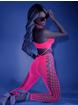 Fantasy Lingerie Glow Neon Pink Own The Night Bodystocking, Hot Pink, hi-res