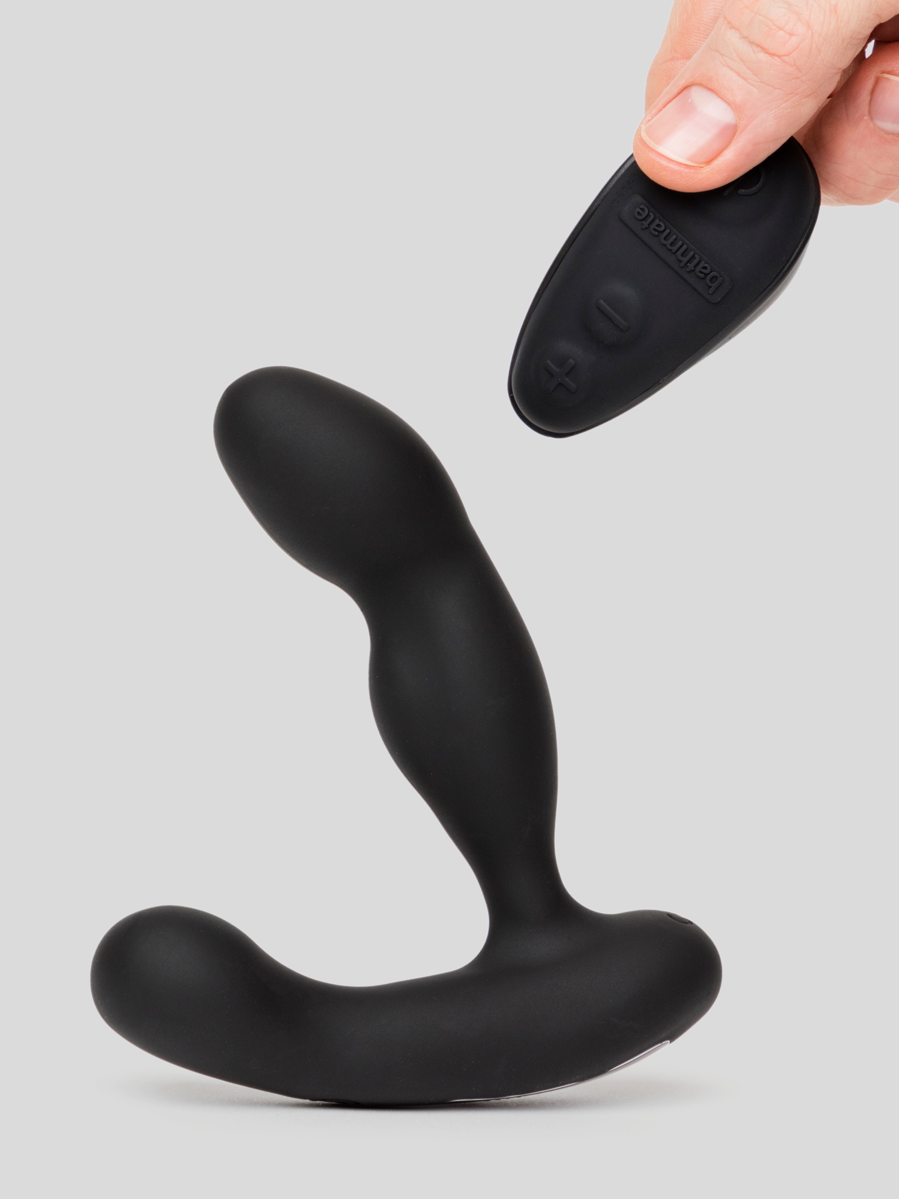 Bathmate PRO Extra Powerful Prostate and Perineum Silicone Massager, Black, hi-res