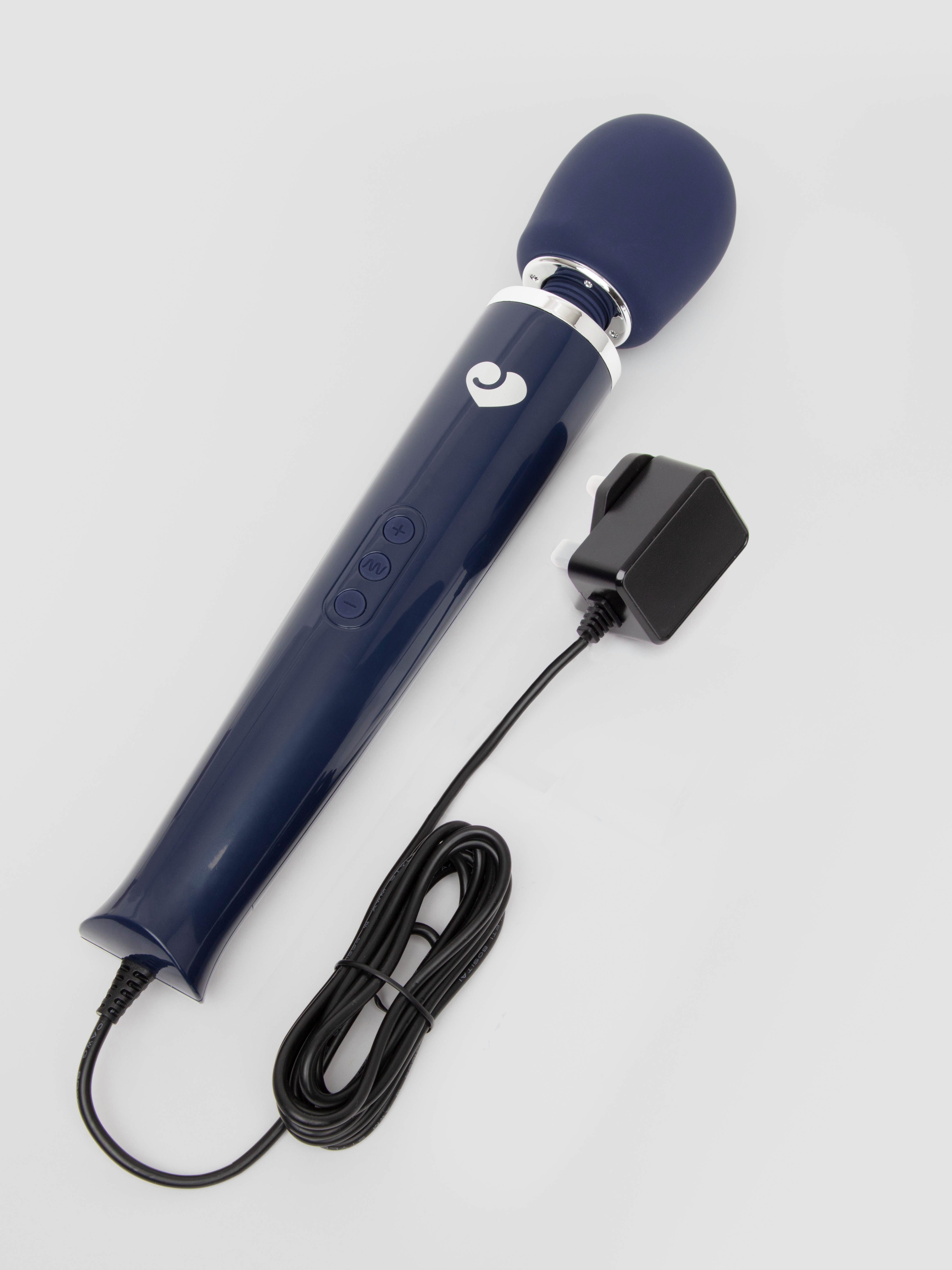 Lovehoney Deluxe Extra Powerful Mains Powered Massage Wand Vibrator, Blue, hi-res