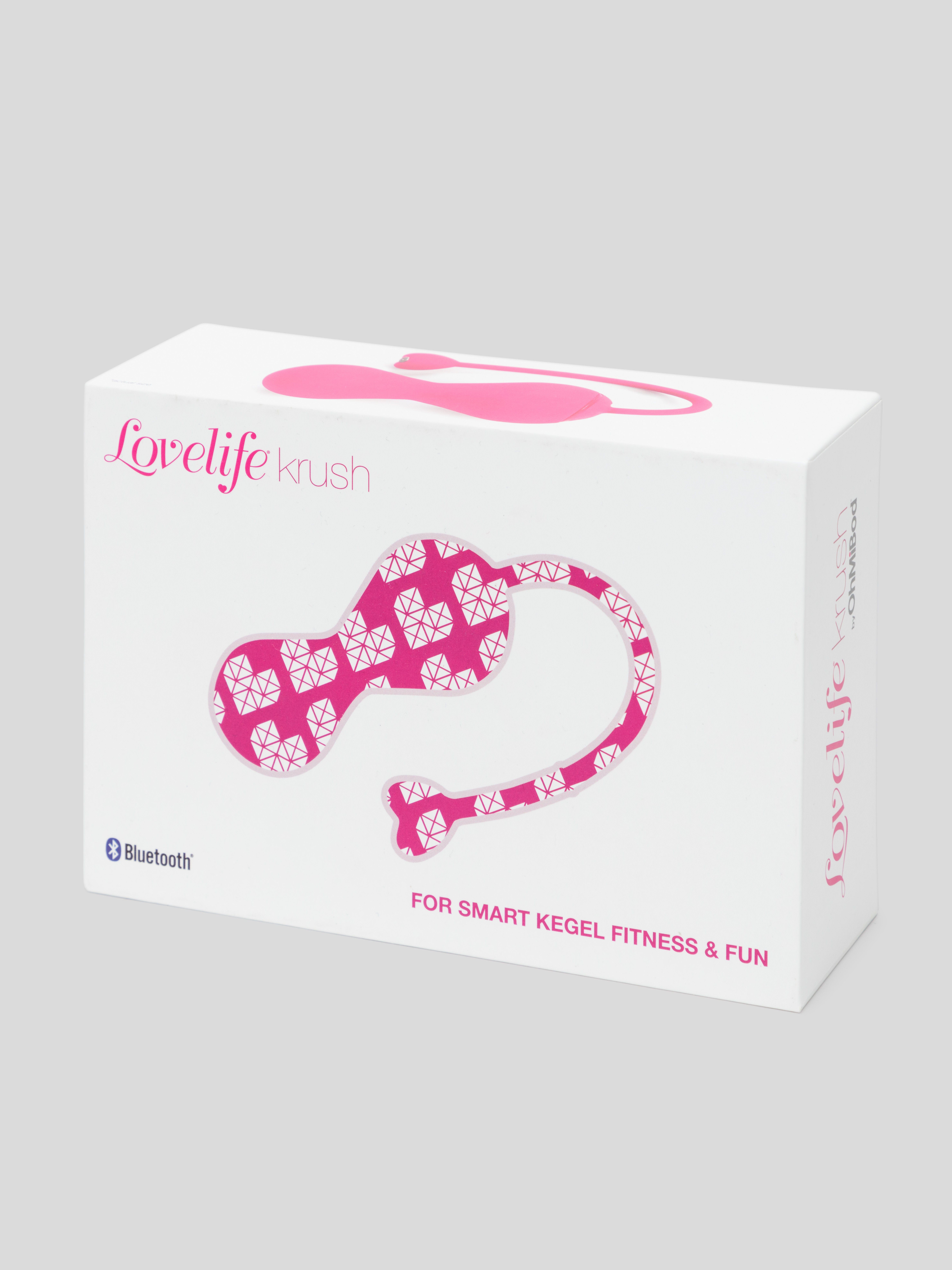 OhMiBod Lovelife Krush Smart Kegel Exerciser , Pink, hi-res