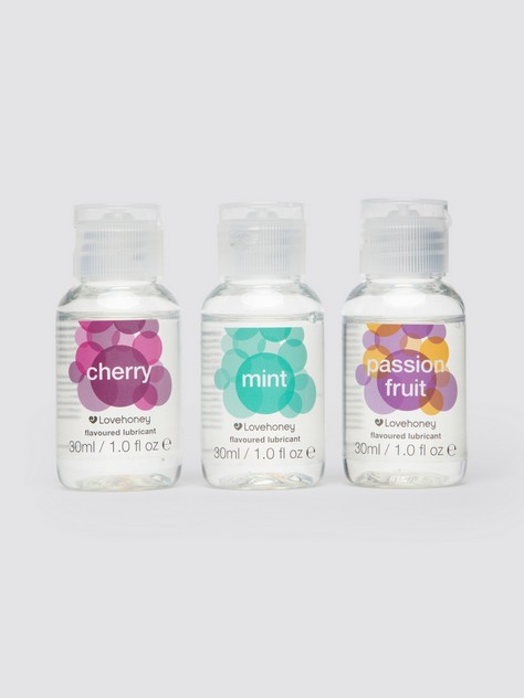 Lovehoney Get Fruity Lubricant Trio (3 x 30ml), , hi-res
