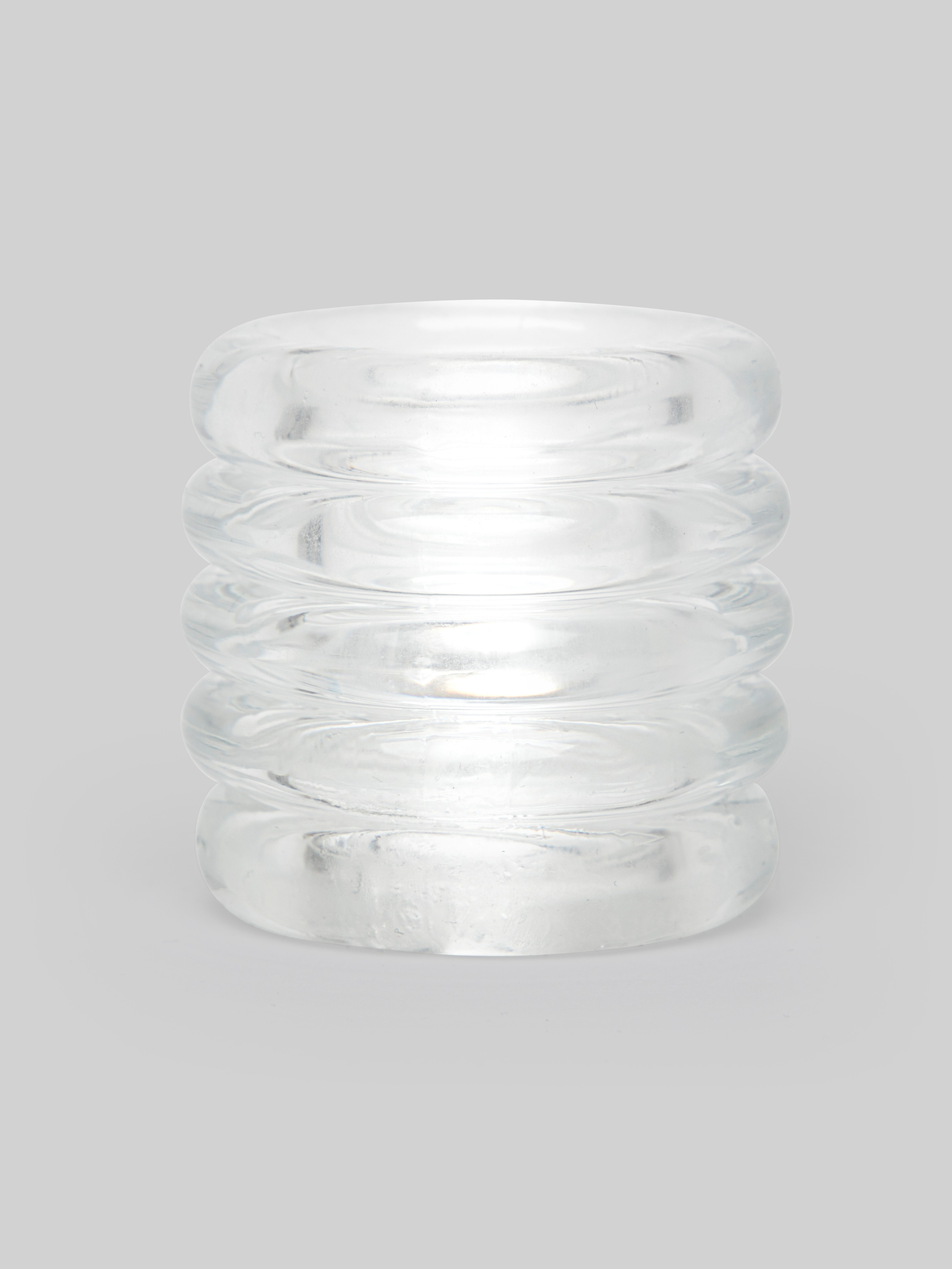 Lovehoney Boost Reversible Stroker, Clear, hi-res