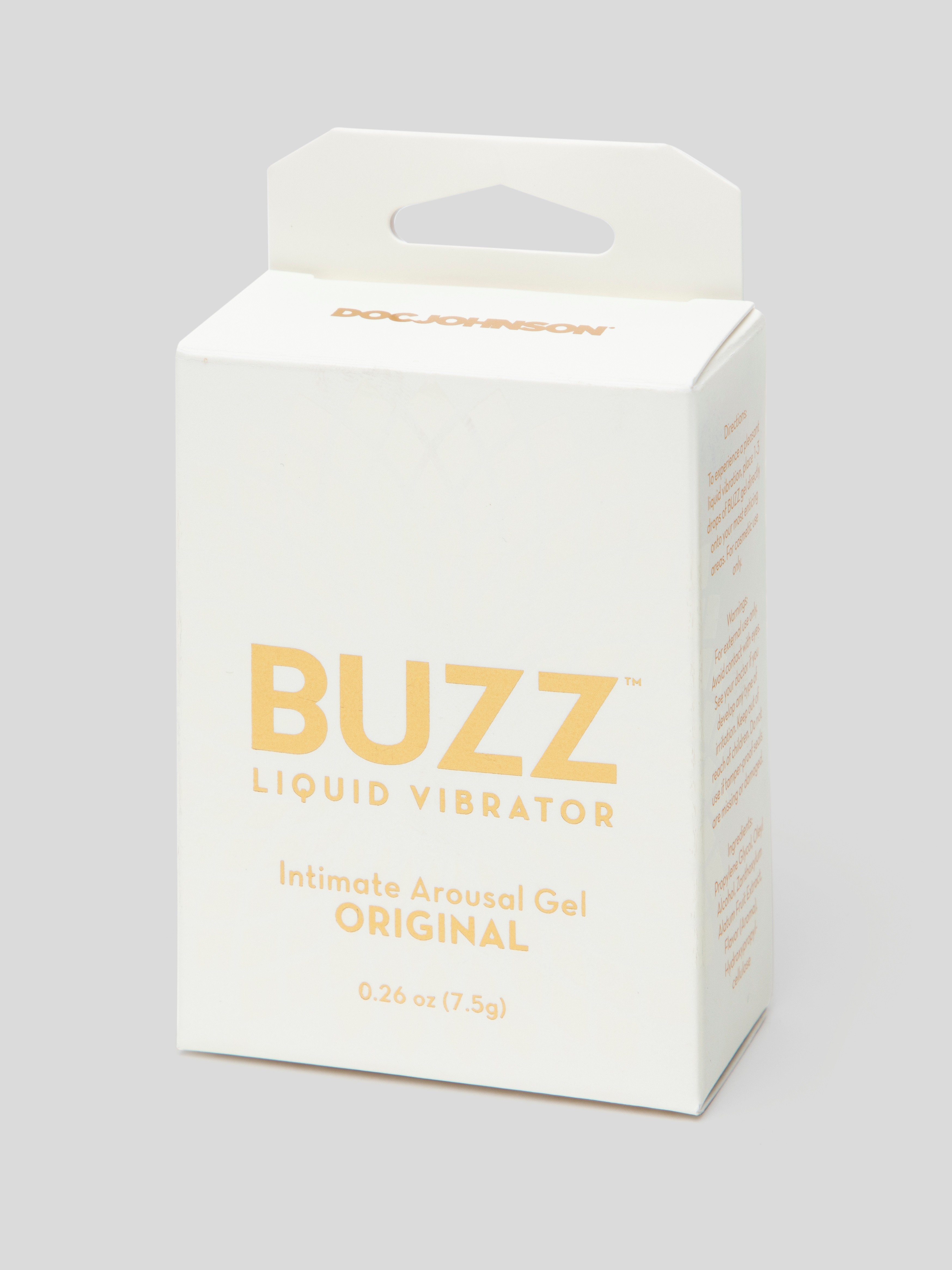 Doc Johnson Original Buzz Liquid Vibrator Arousal Gel 0.26 fl oz, , hi-res