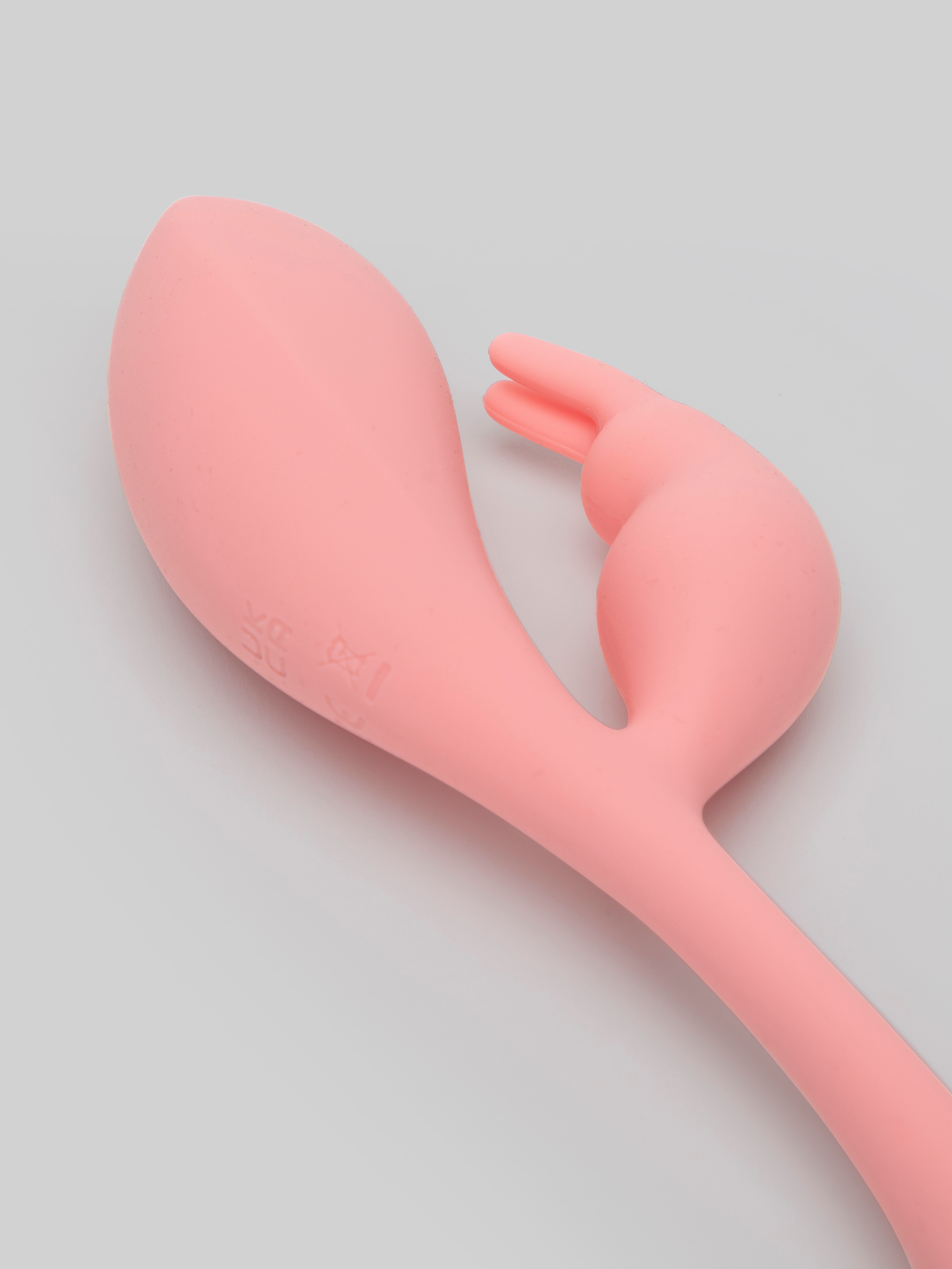 Elle Flexible Rechargeable Liquid Silicone Bunny Vibrator, Pink, hi-res