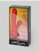 California Dreaming Rotating Warming Rechargeable Silicone Rabbit Vibrator, Red, hi-res
