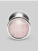 Gemstones Rose Quartz Aluminum Butt Plug, Pink, hi-res