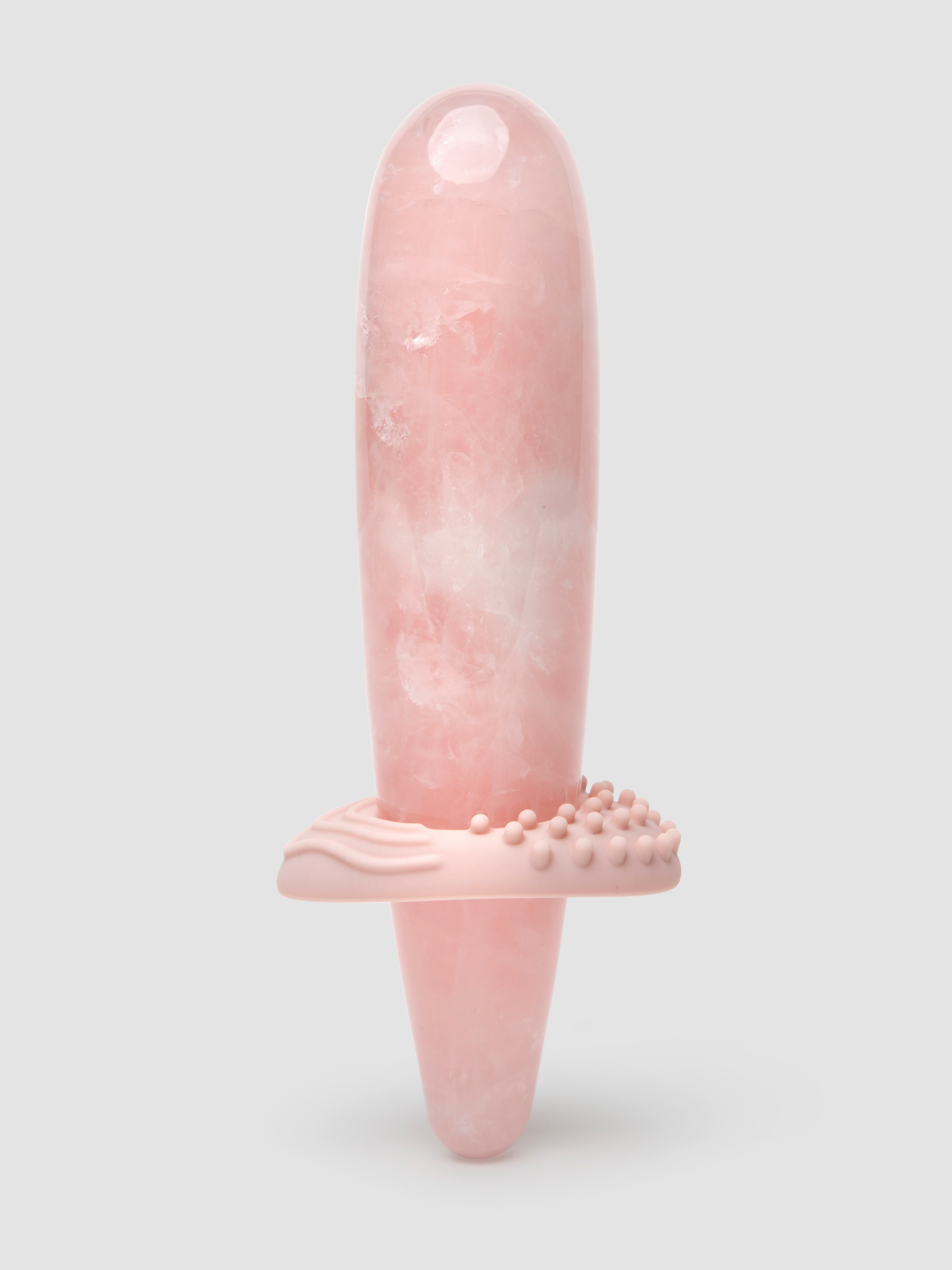 Le Wand Rose Quartz Crystal Dildo Set, Pink, hi-res
