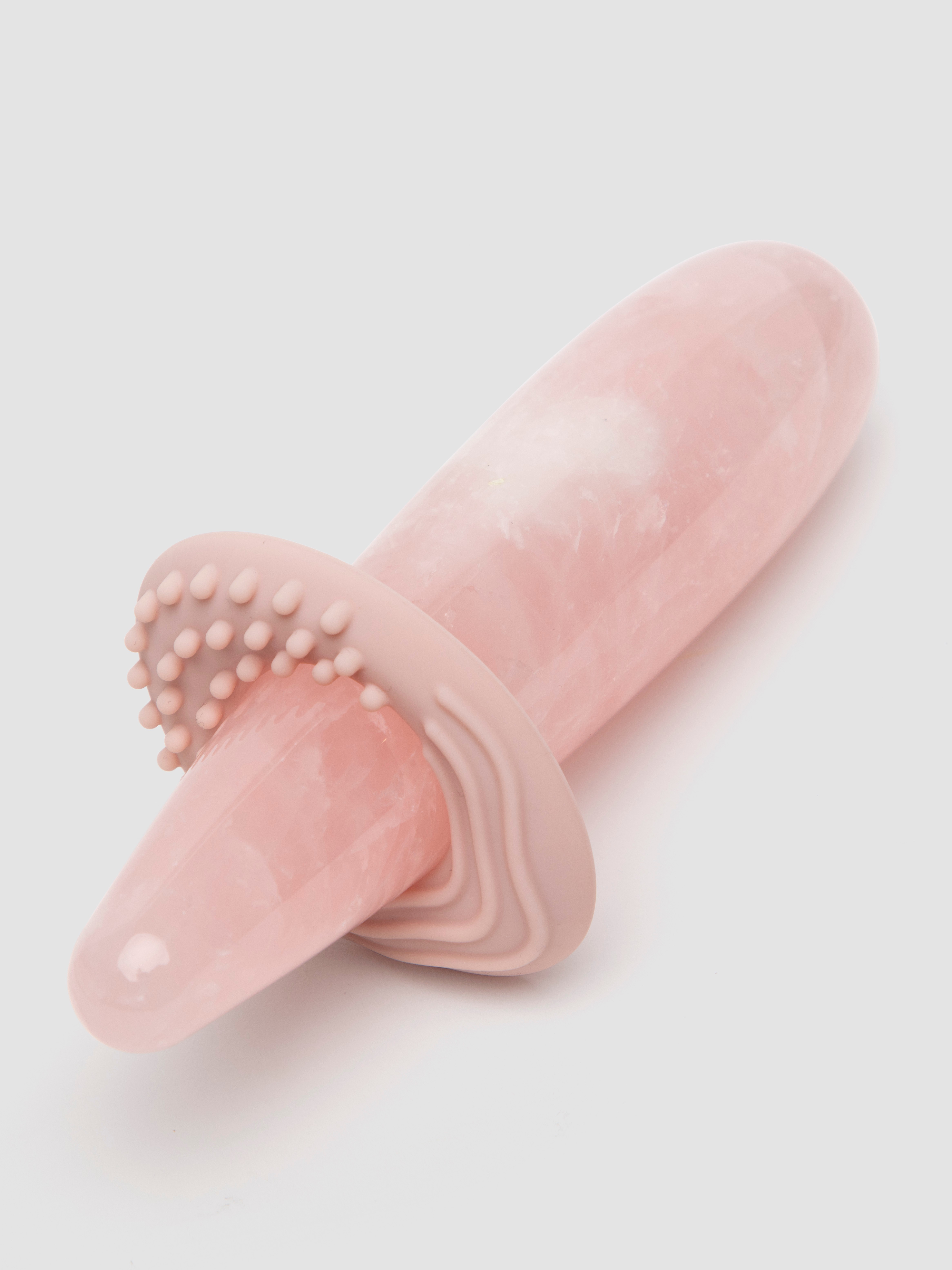 Le Wand Rose Quartz Crystal Dildo Set, Pink, hi-res