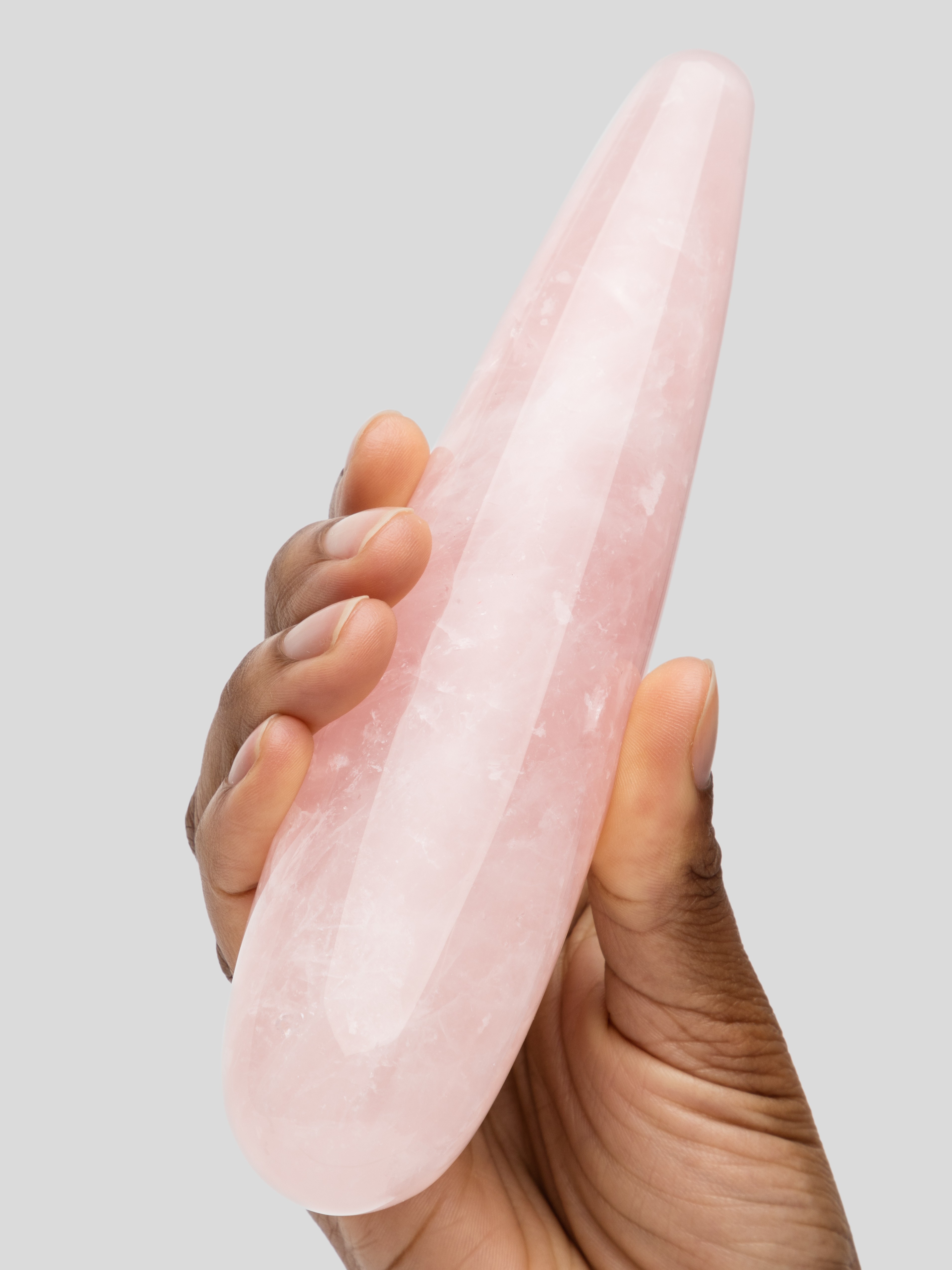 Le Wand Rose Quartz Crystal Dildo Set, Pink, hi-res