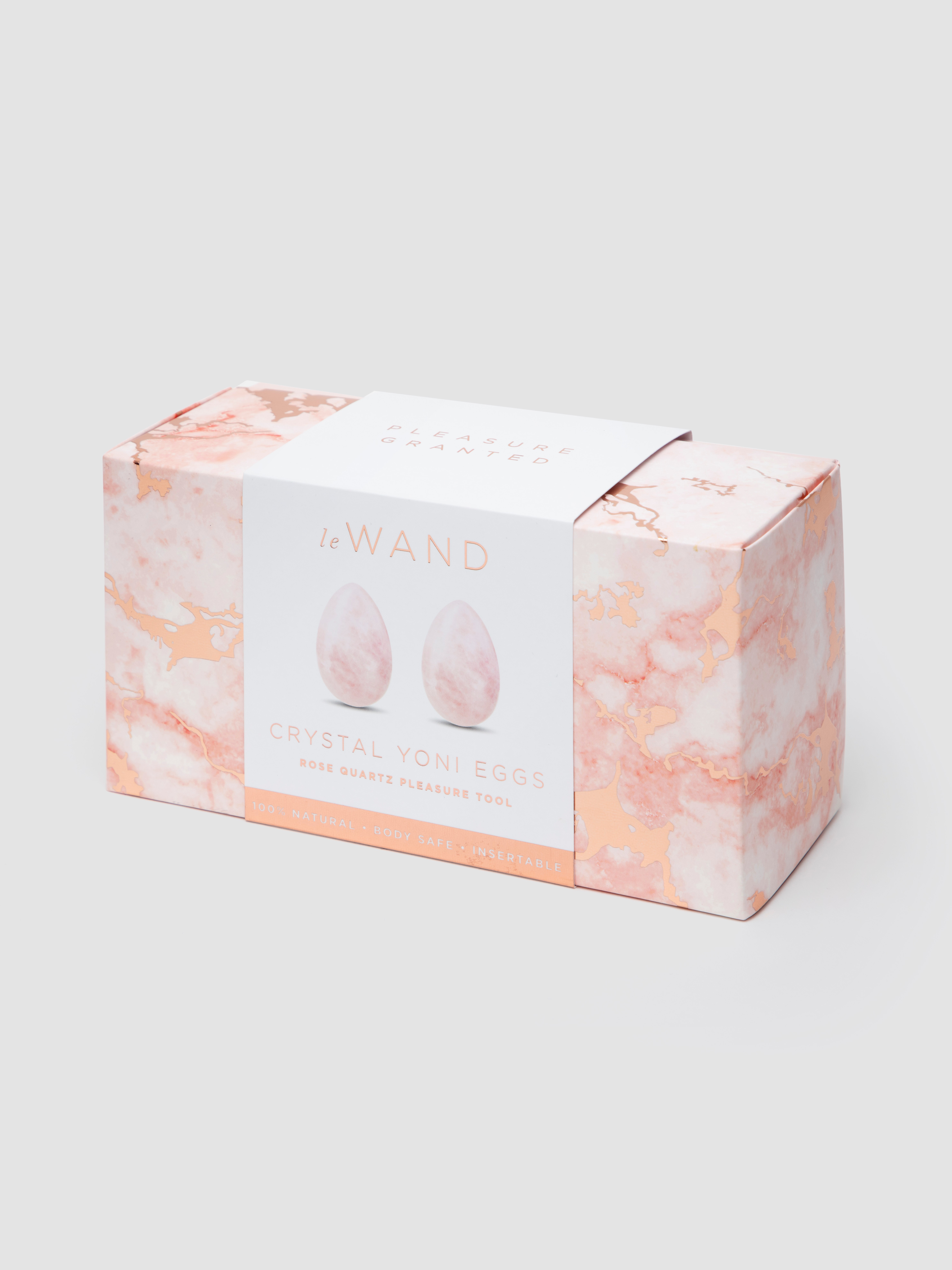 Le Wand Rose Quartz Crystal Ben Wa Balls Set 50g, Pink, hi-res