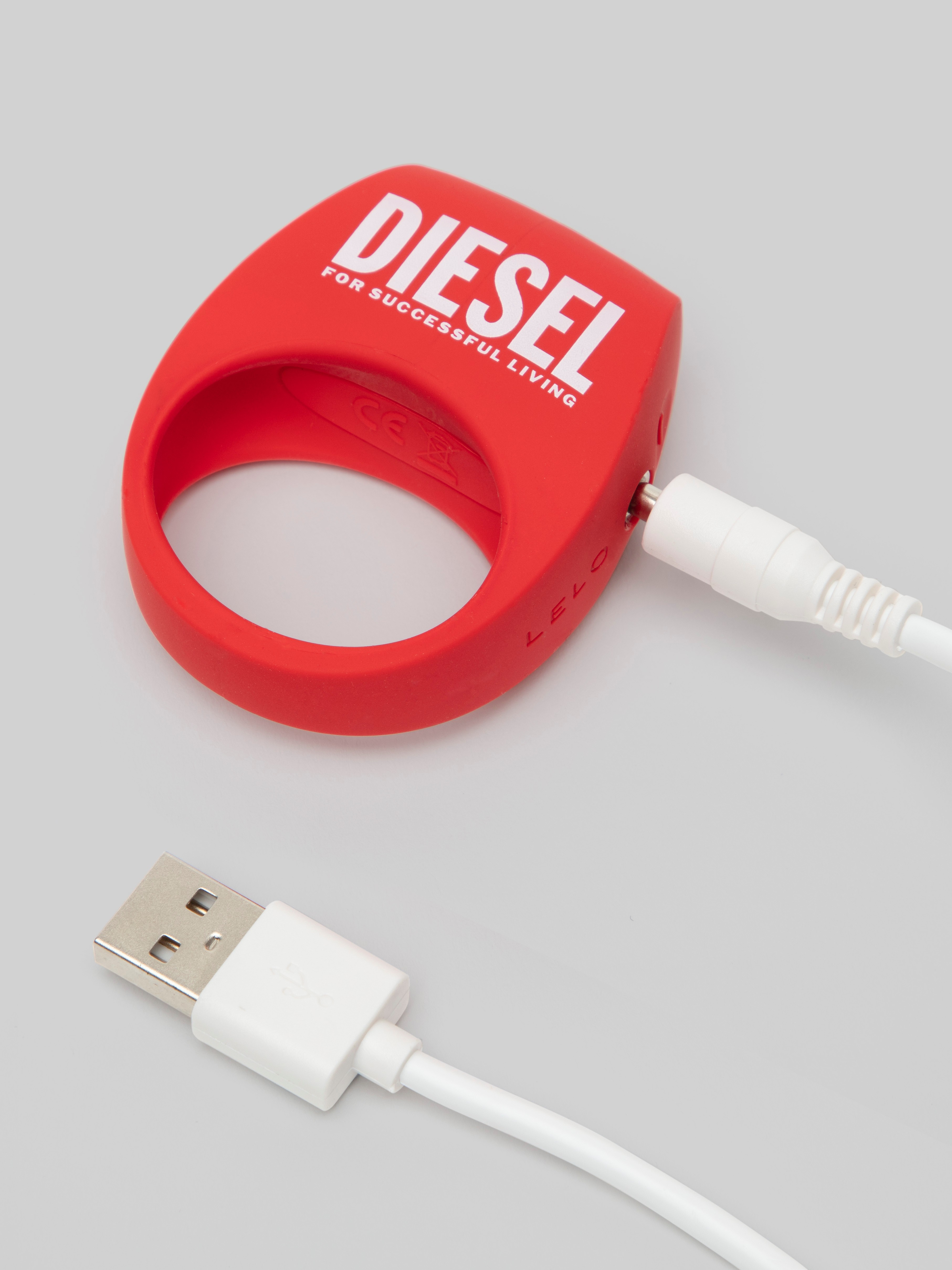 Lelo X Diesel Tor 2 Vibrating Cock Ring, Red, hi-res