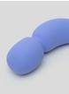 Dame Com Rechargeable Quiet Silicone Wand Massager , Blue, hi-res