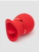 French Kiss Sweet Talker Tongue Rechargeable Silicone Clitoral Stimulator , Red, hi-res