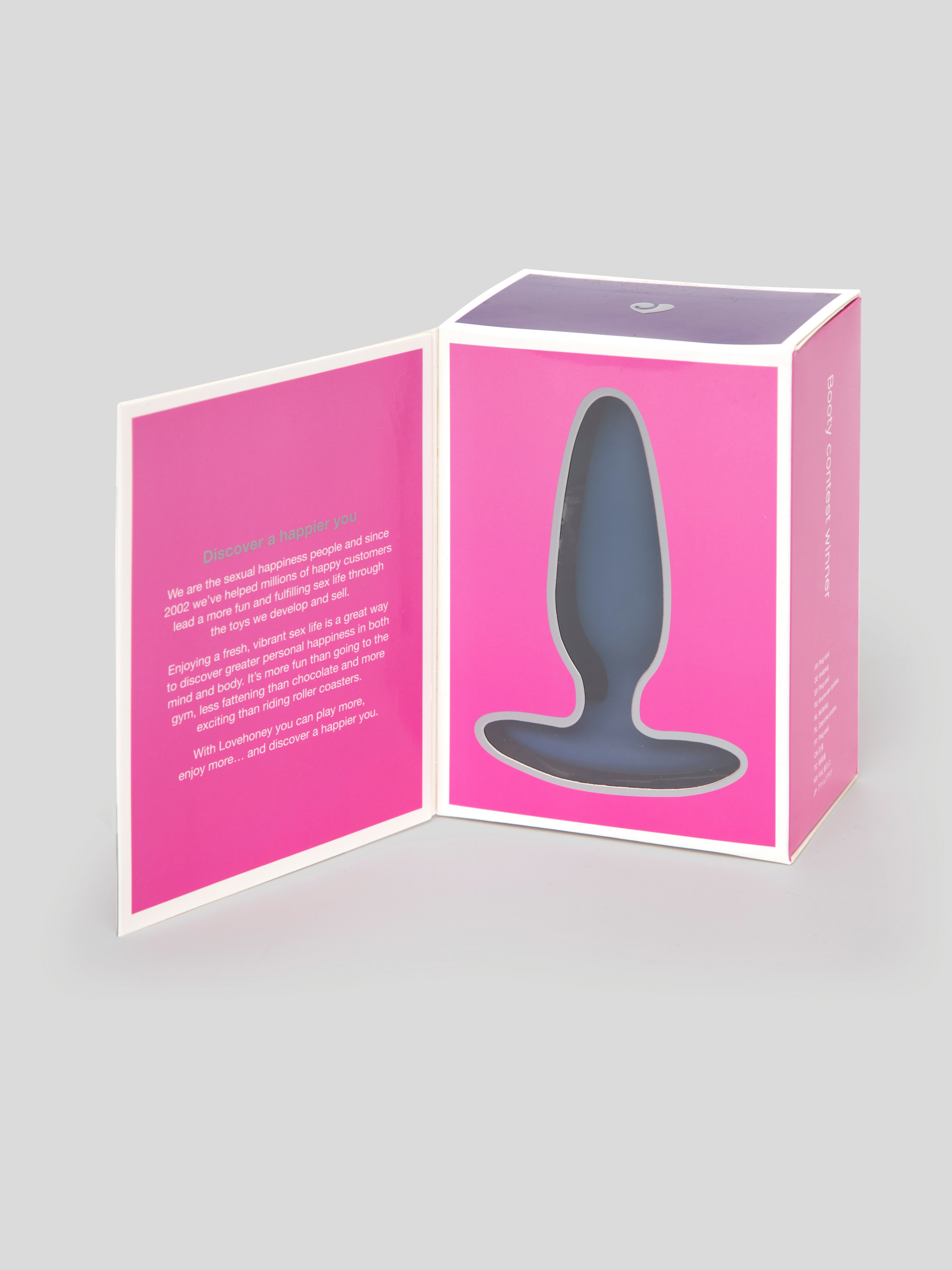  Lovehoney Ignite Silicone T-Bar Butt Plug, Blue, hi-res