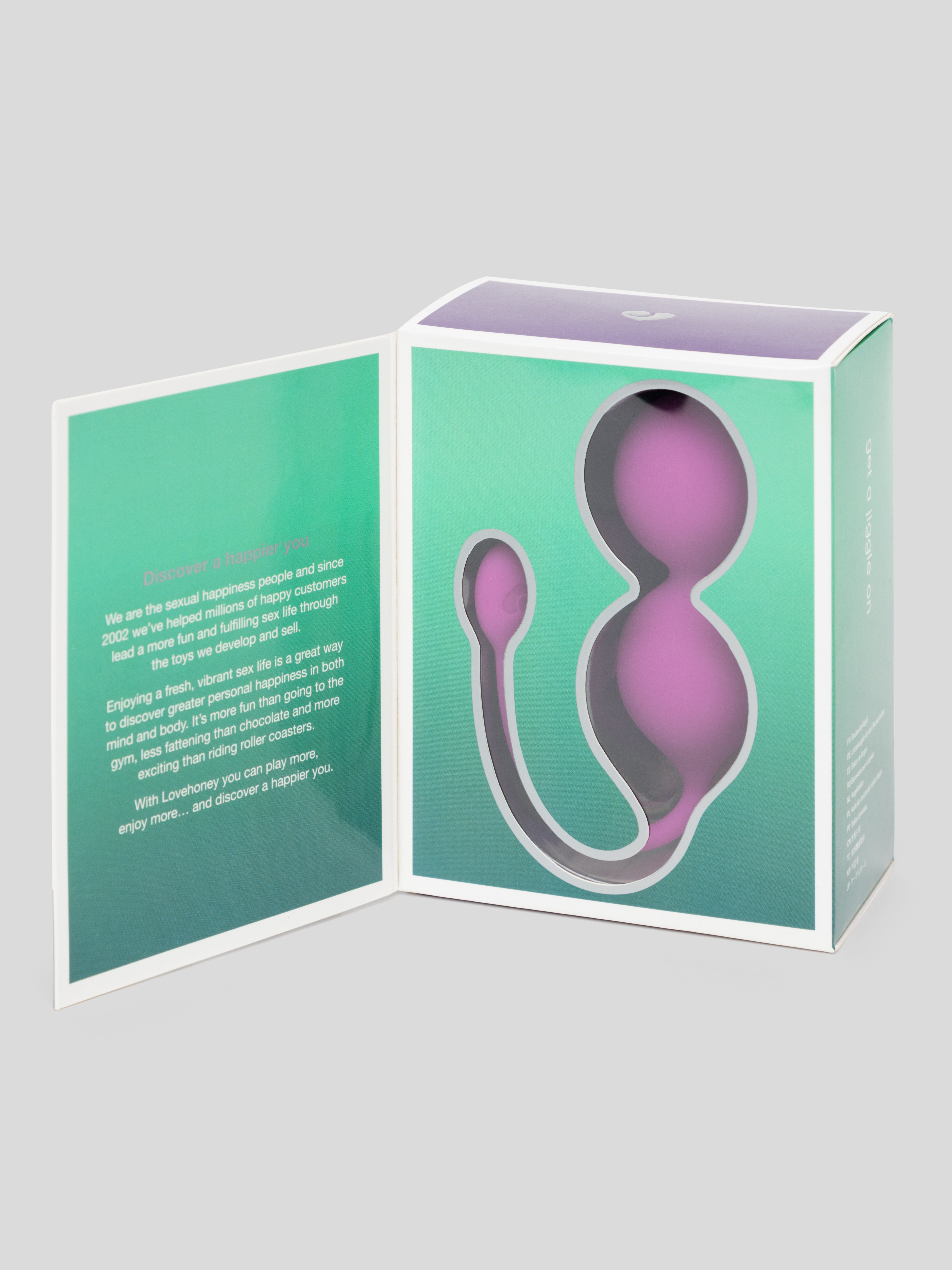 Lovehoney Ignite Silicone Kegel Balls , Purple, hi-res