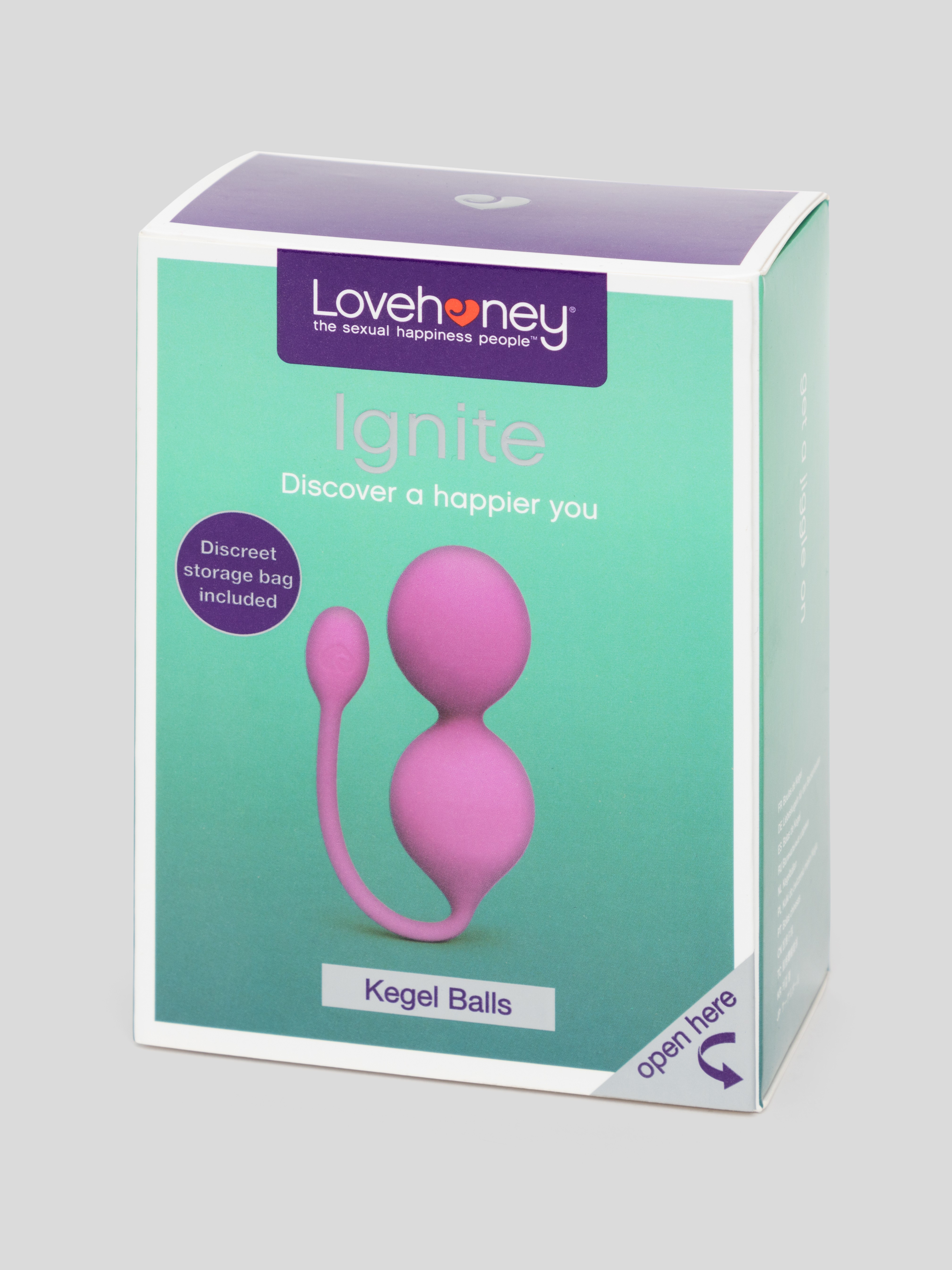 Lovehoney Ignite Silicone Kegel Balls , Purple, hi-res