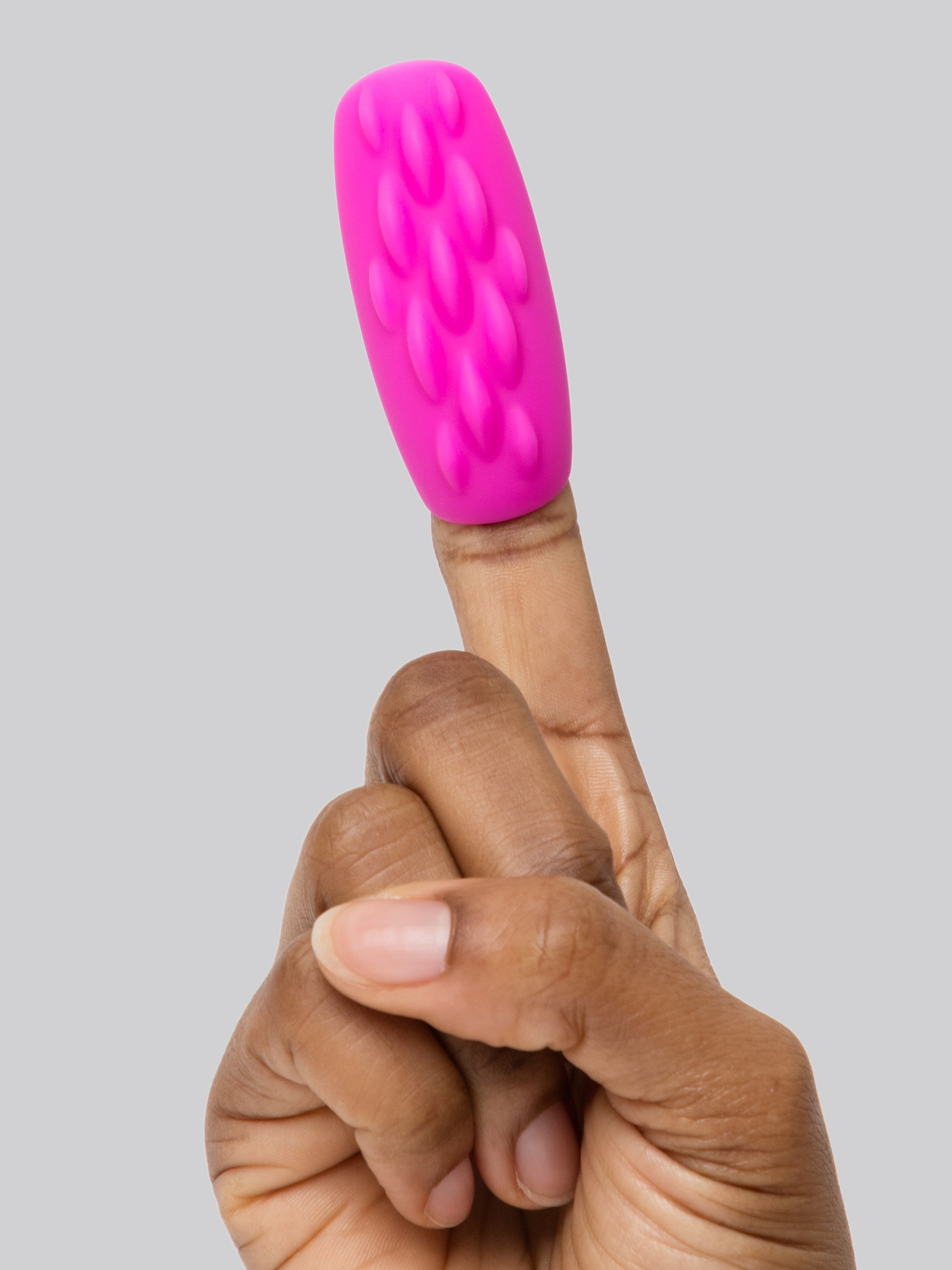 Lovehoney Ignite Silicone Textured Finger Stimulators , Pink, hi-res