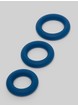 Lovehoney Ignite Silicone Love Ring Set (3 Piece), Blue, hi-res