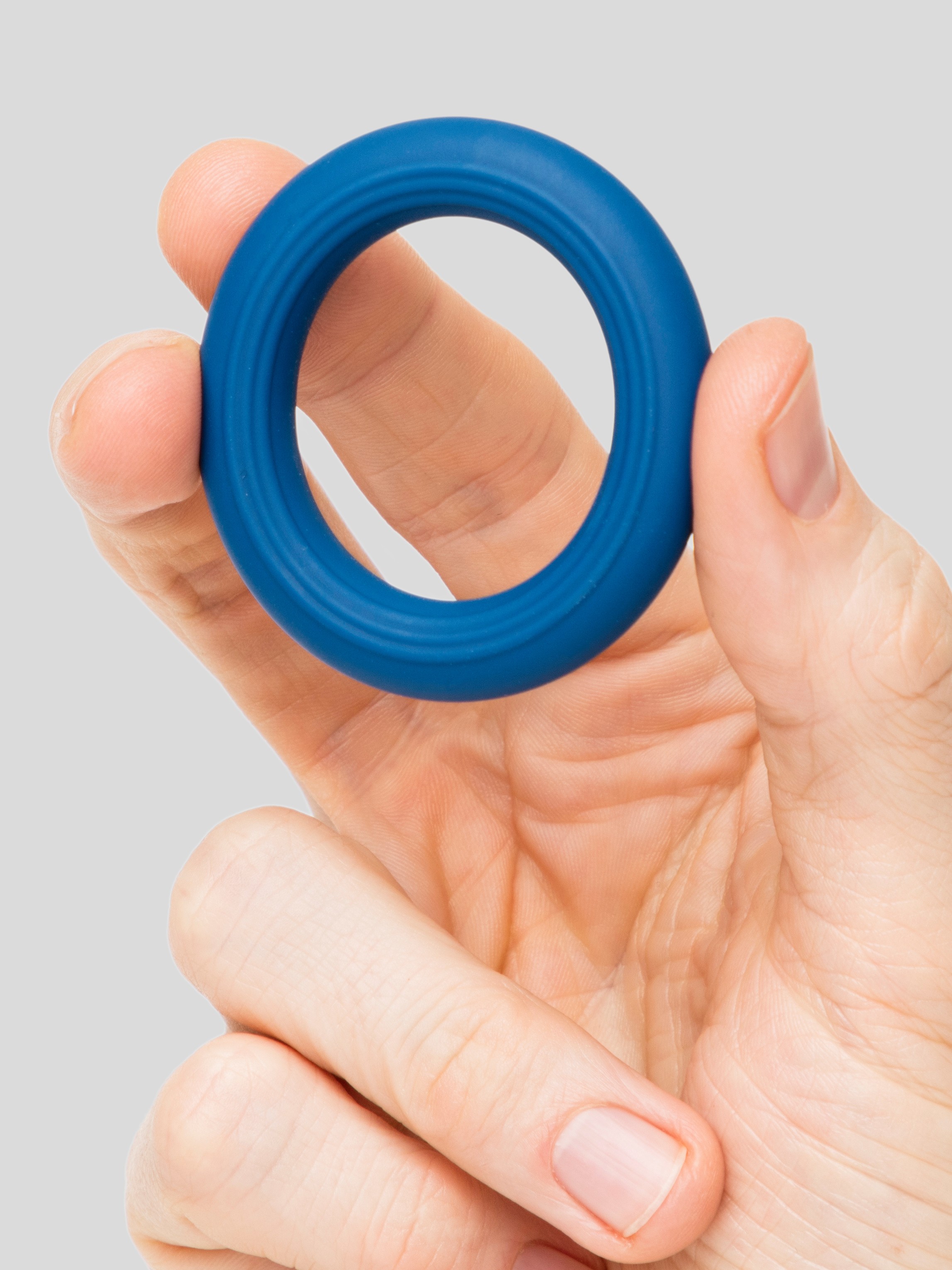 Lovehoney Ignite Silicone Love Ring Set (3 Piece), Blue, hi-res