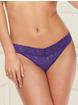 Baci Purple Lace Thong, Purple, hi-res
