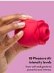 Lovehoney mon ami Pleasure Air Rose Clitoral Suction Stimulator, Red, hi-res