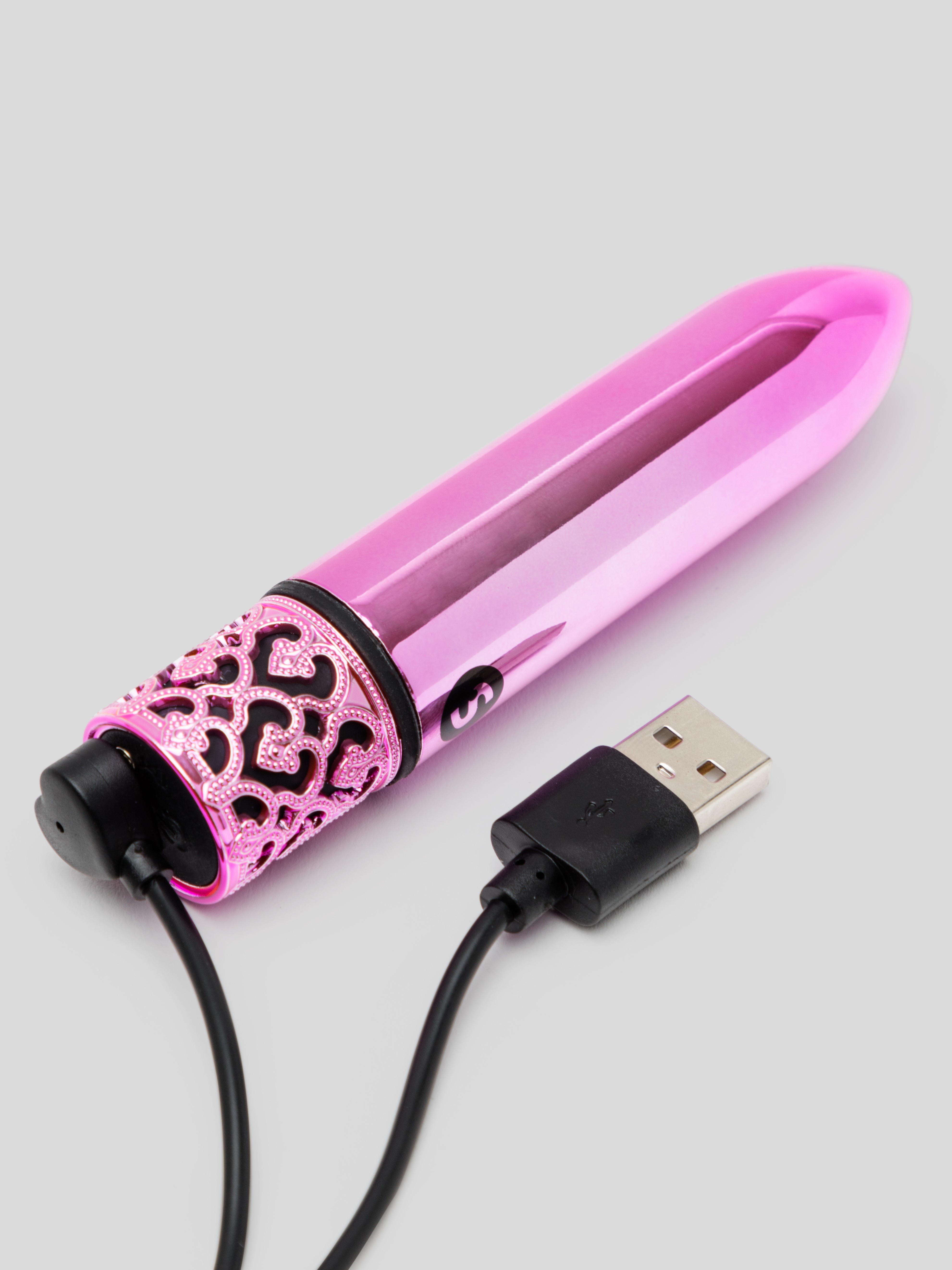 Royal Gems Glamour Rechargeable Bullet Vibrator , Pink, hi-res