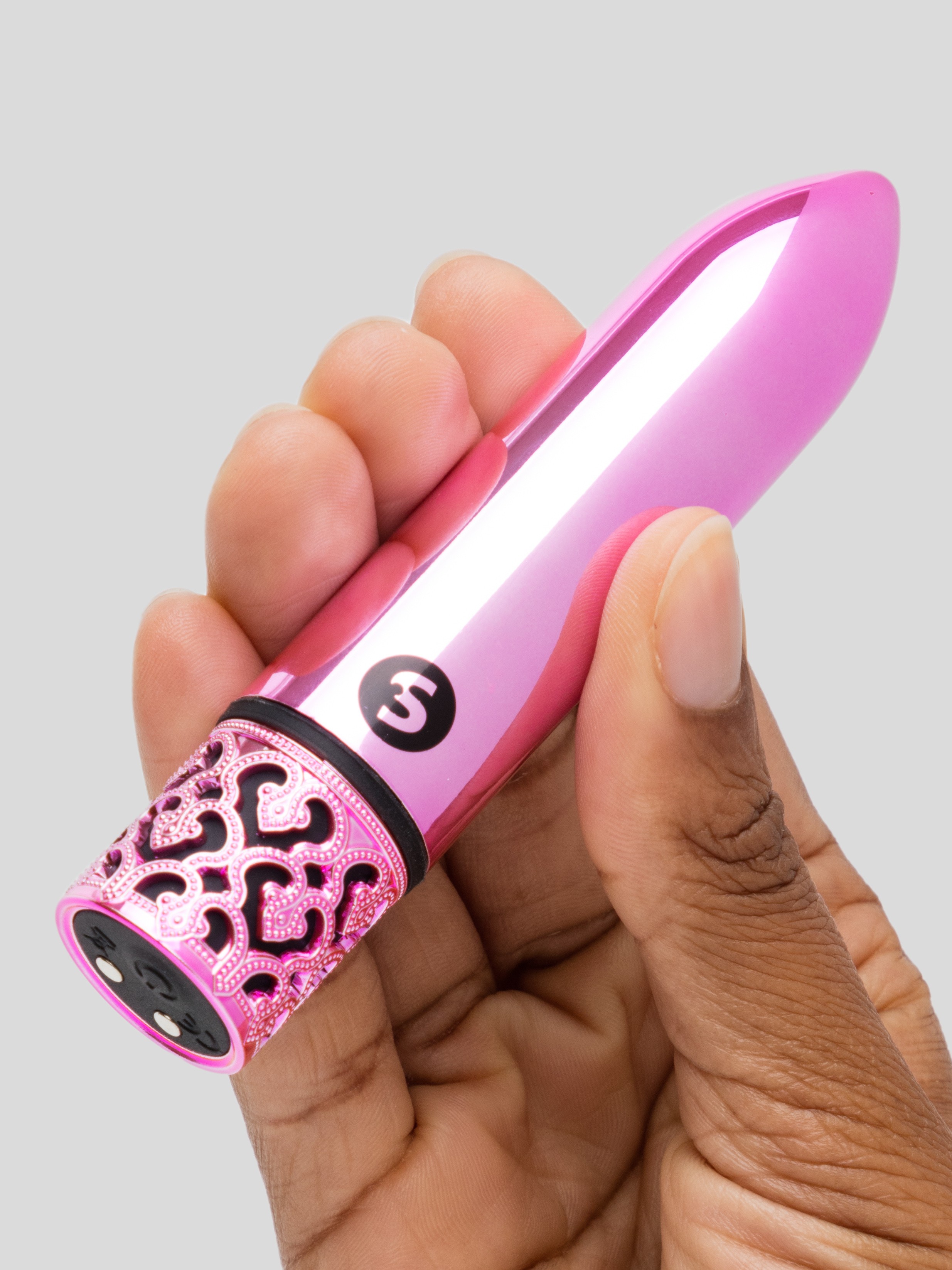 Royal Gems Glamour Rechargeable Bullet Vibrator , Pink, hi-res