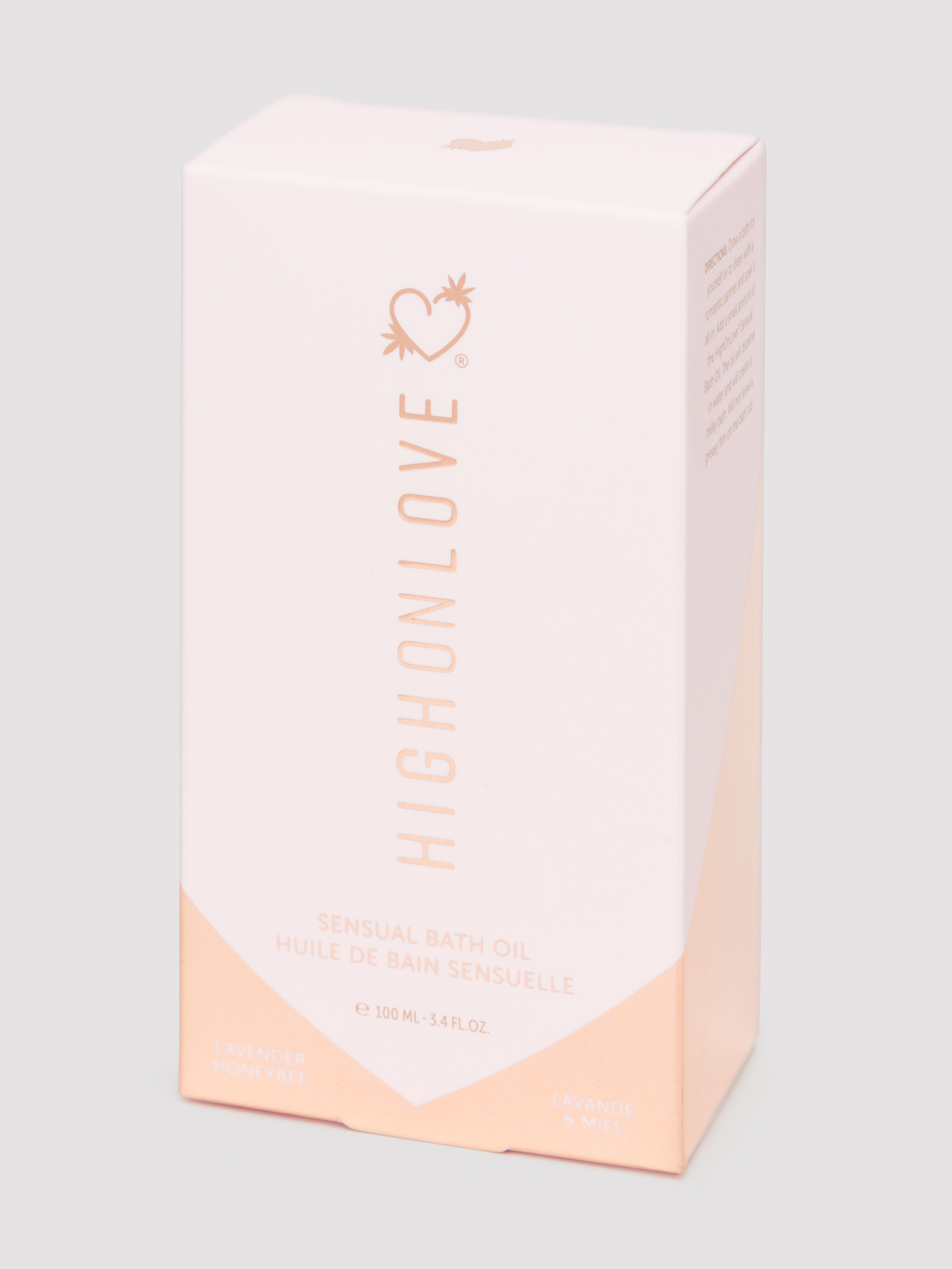 High On Love Lavender and Honey Sensual Bath Oil 3.4 fl oz, , hi-res