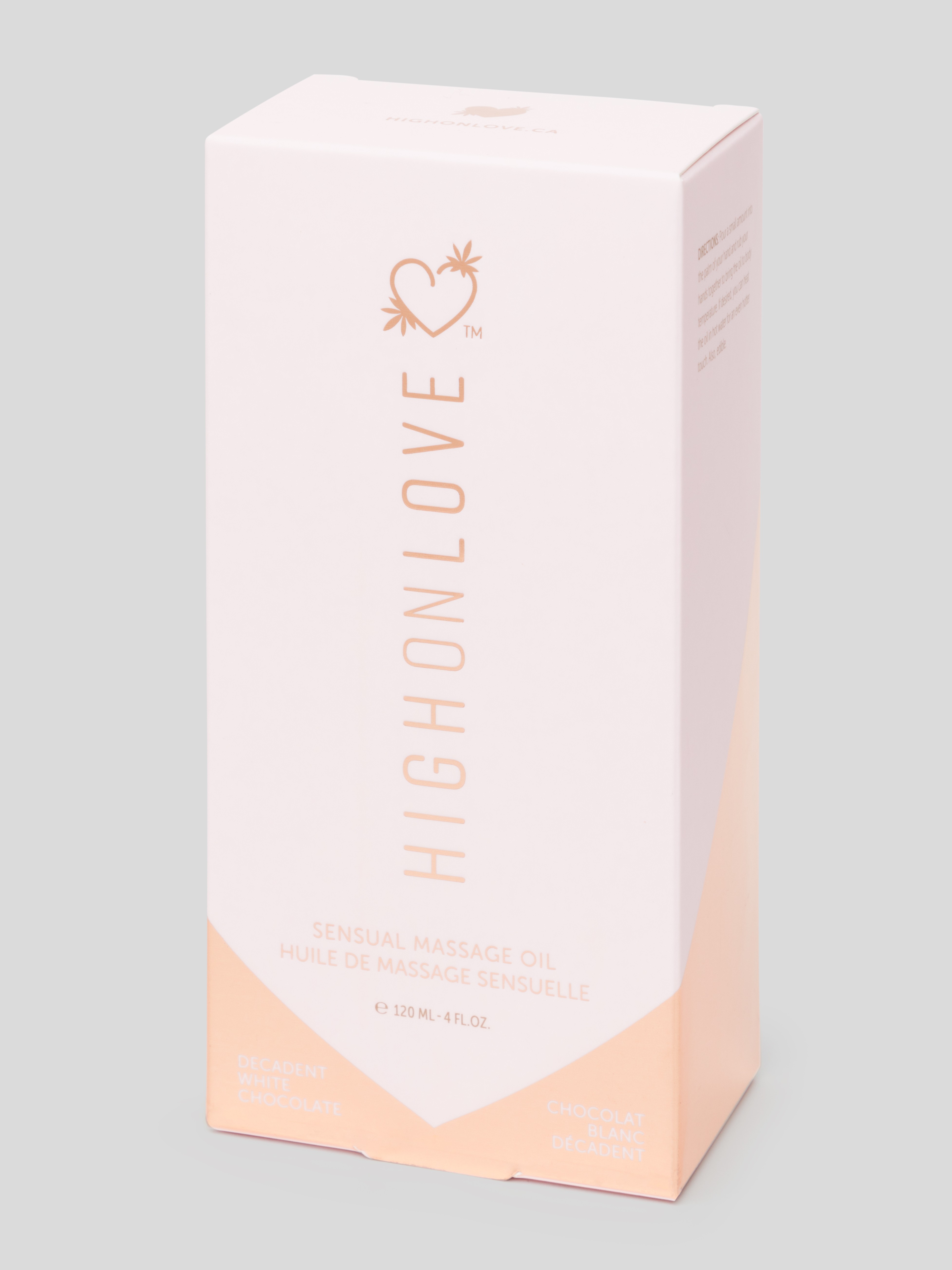 High On Love White Chocolate Sensual Massage Oil 4 fl oz, , hi-res