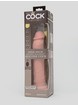 King Cock Elite Dual-Density Remote Control Vibrating Realistic Dildo 8.5 Inch, Flesh Pink, hi-res