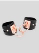 Coquette Premium Faux Leather Wrist Restraints, Black, hi-res