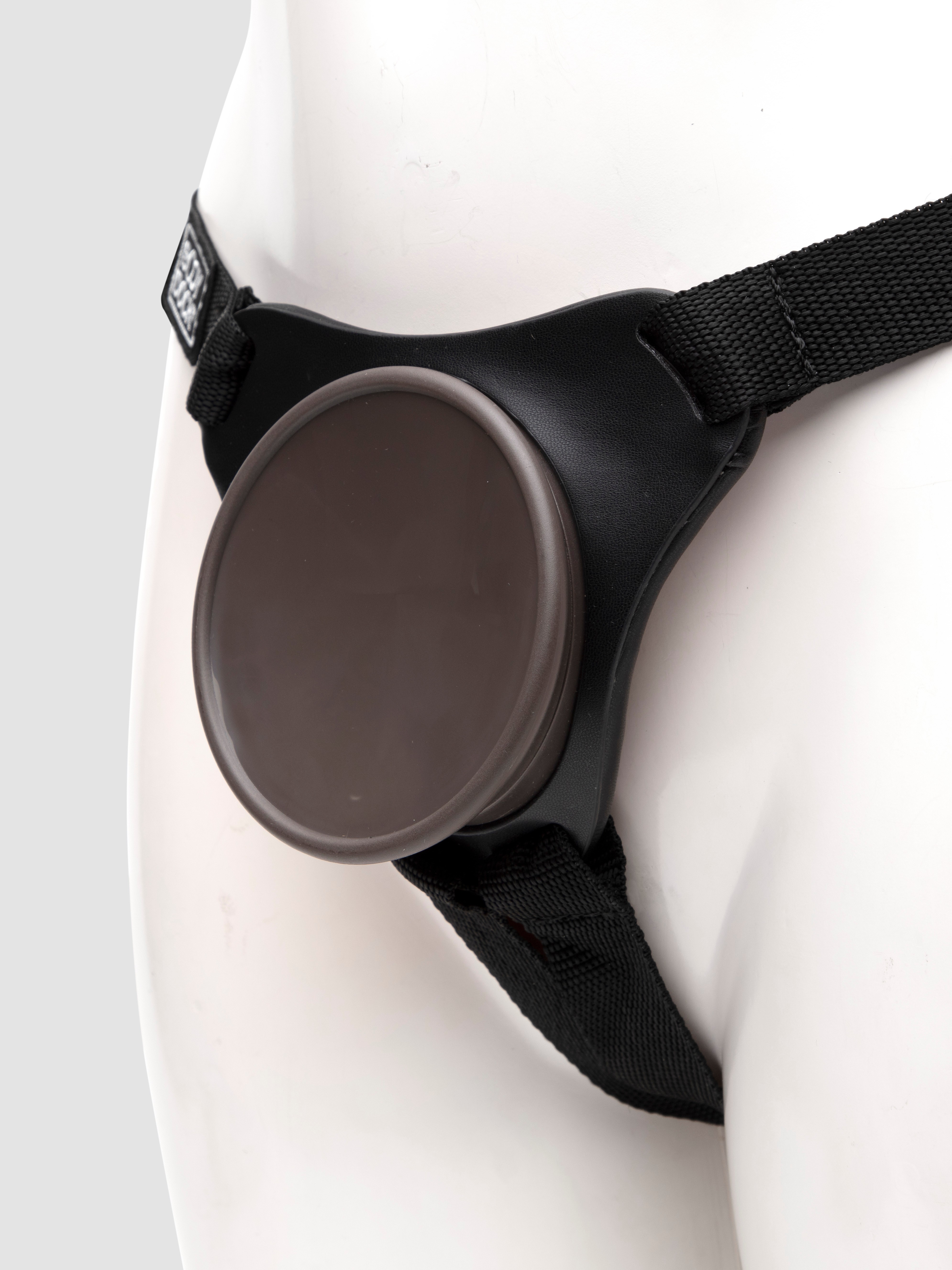 King Cock Elite Body Dock Suction Cup Strap-On Harness, Black, hi-res