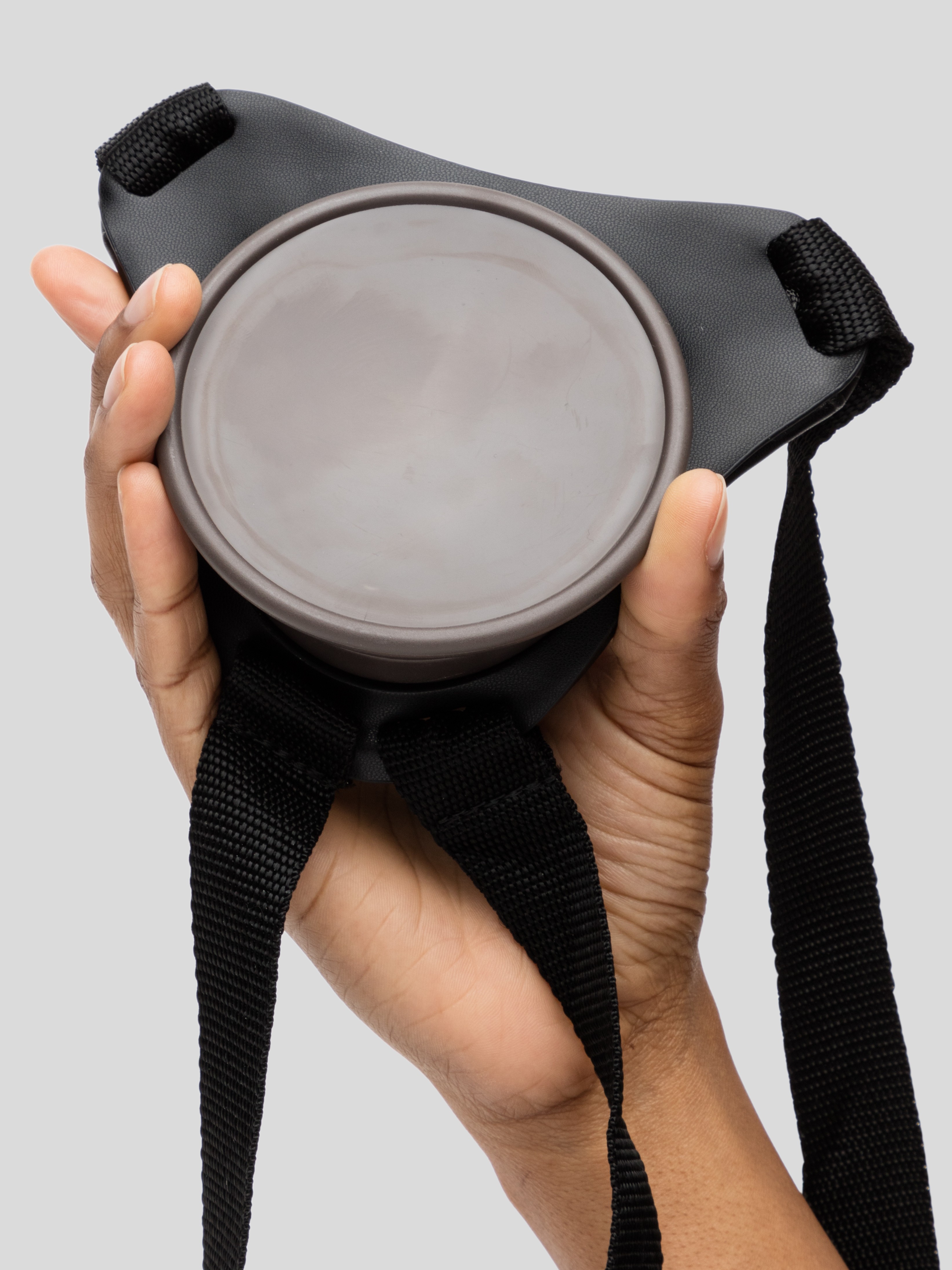 King Cock Elite Body Dock Suction Cup Strap-On Harness, Black, hi-res