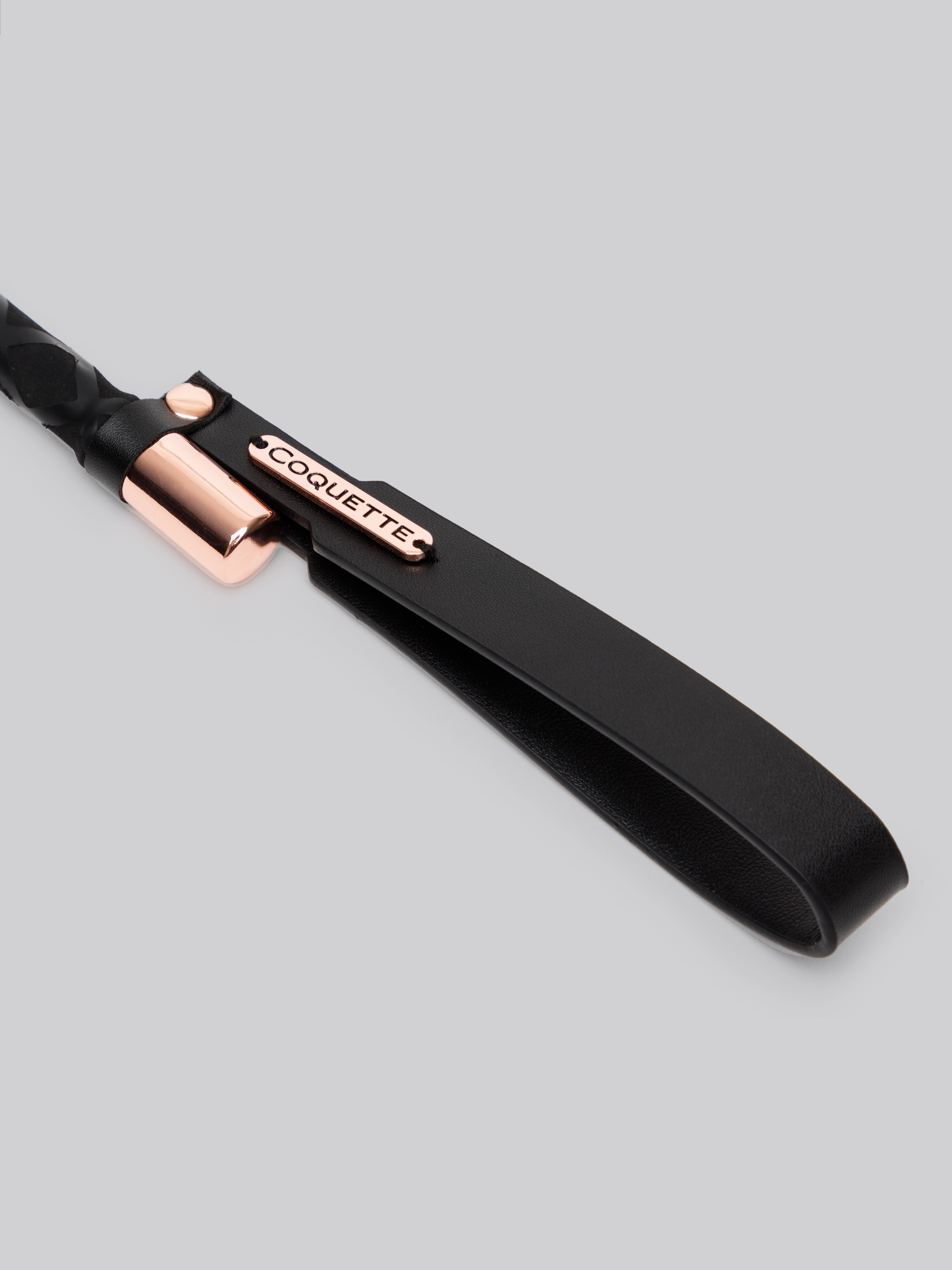 Coquette Premium Faux Leather Flogger, Black, hi-res