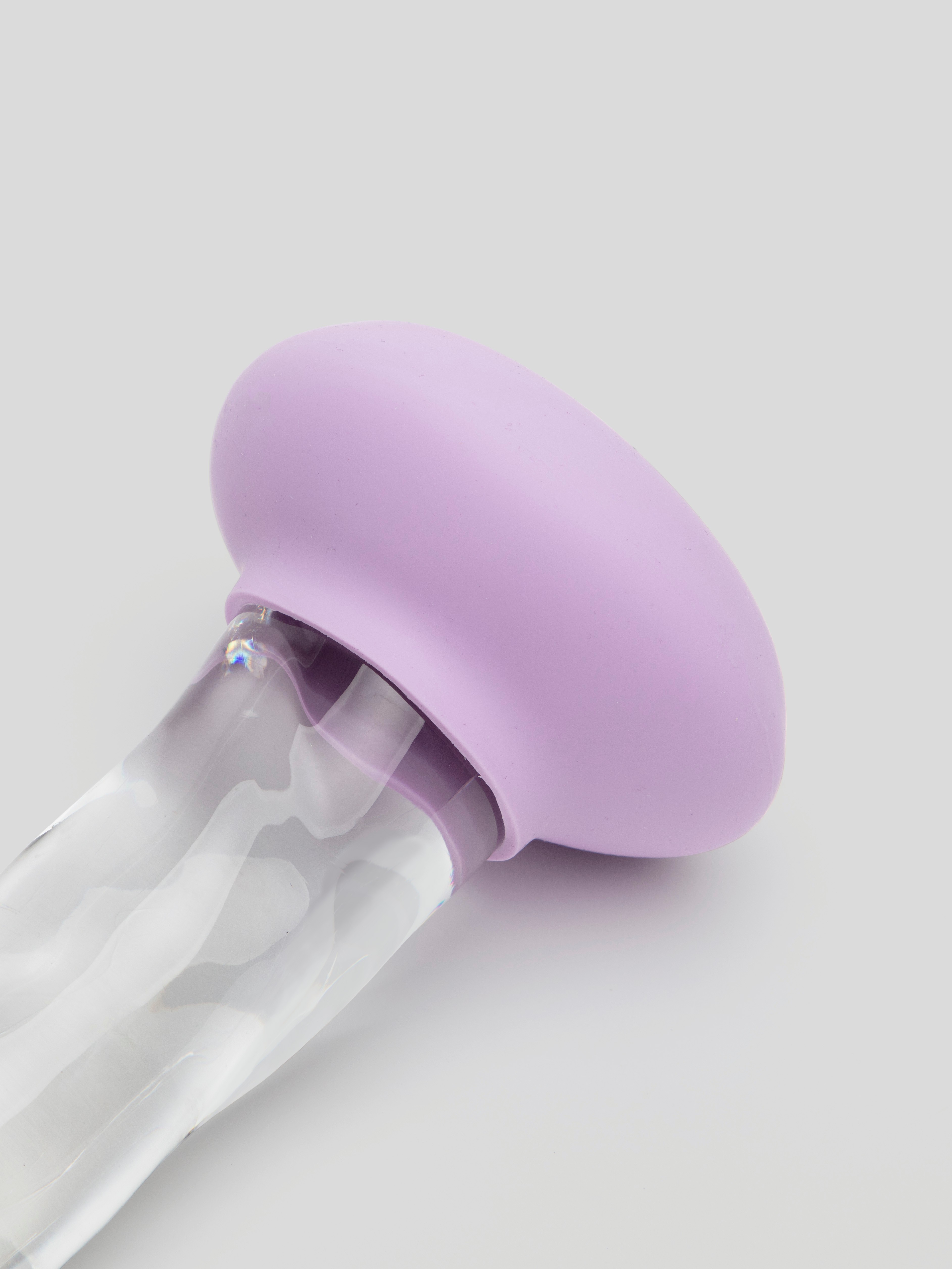 Sportsheets Ove Silicone Strap-on Dildo and Harness Cushion, Purple, hi-res