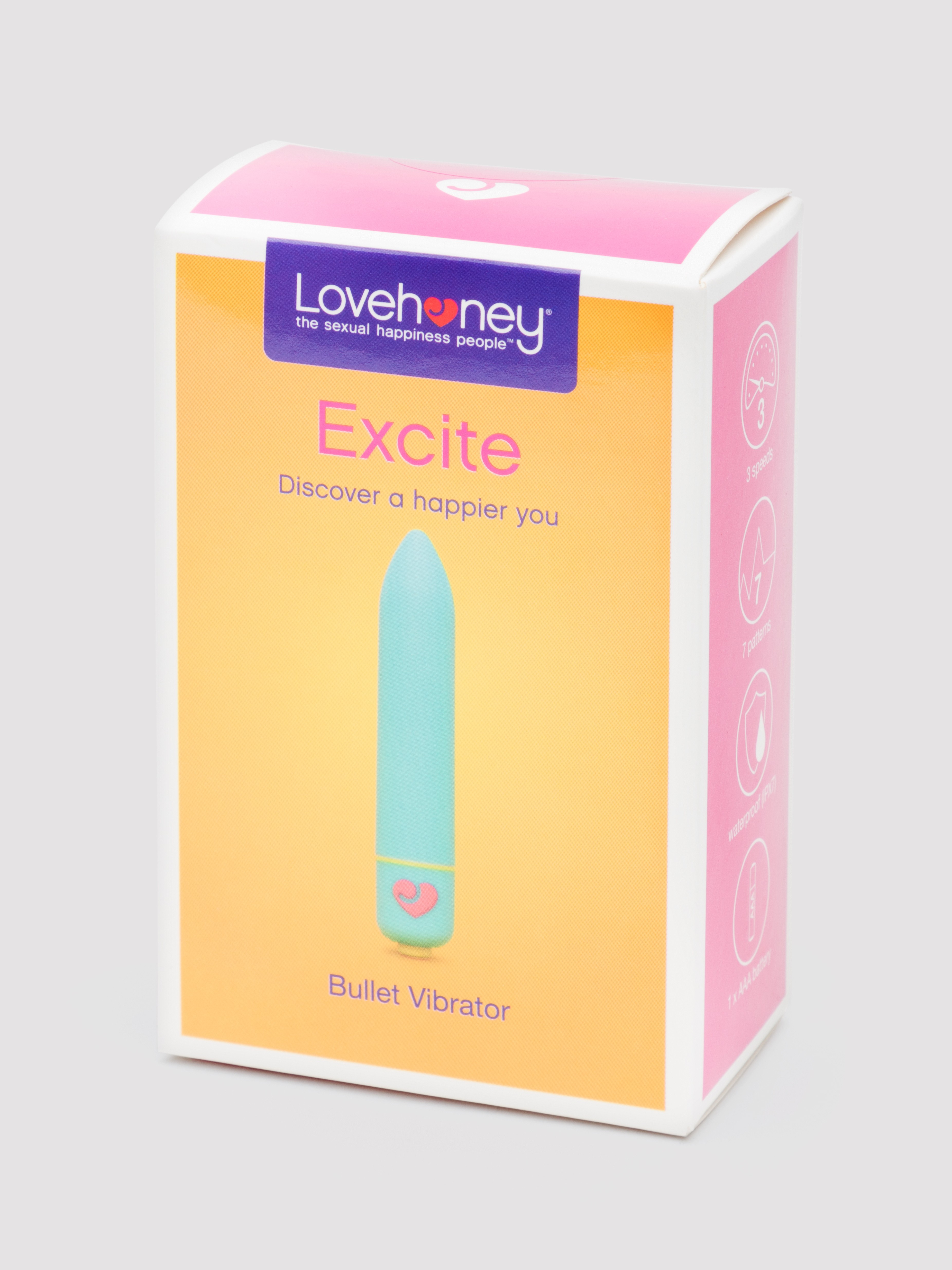 Lovehoney Excite 10 Function Bullet Vibrator, Blue, hi-res