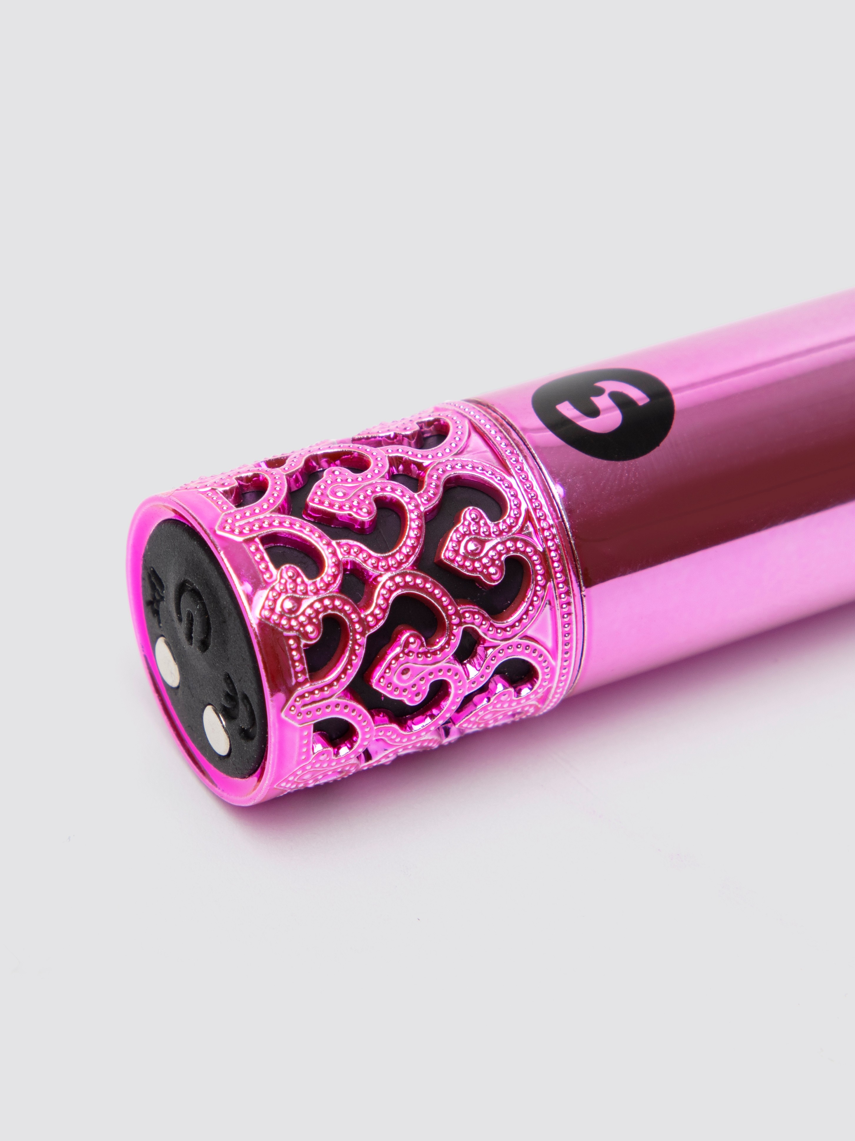 Royal Gems Shiny Rechargeable Bullet Vibrator, Pink, hi-res