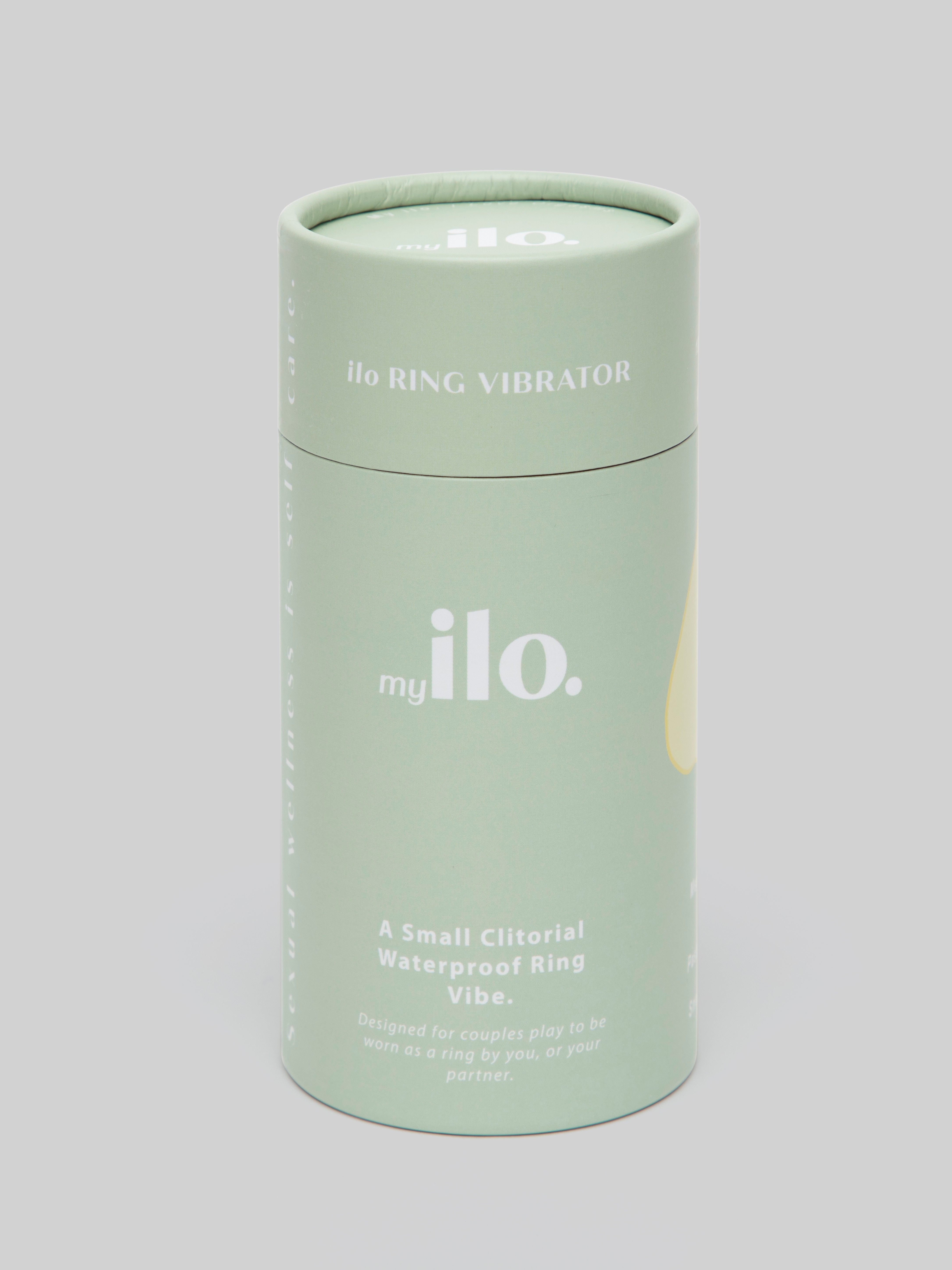 My ilo Ring Rechargeable Silicone Finger Vibrator, Yellow, hi-res