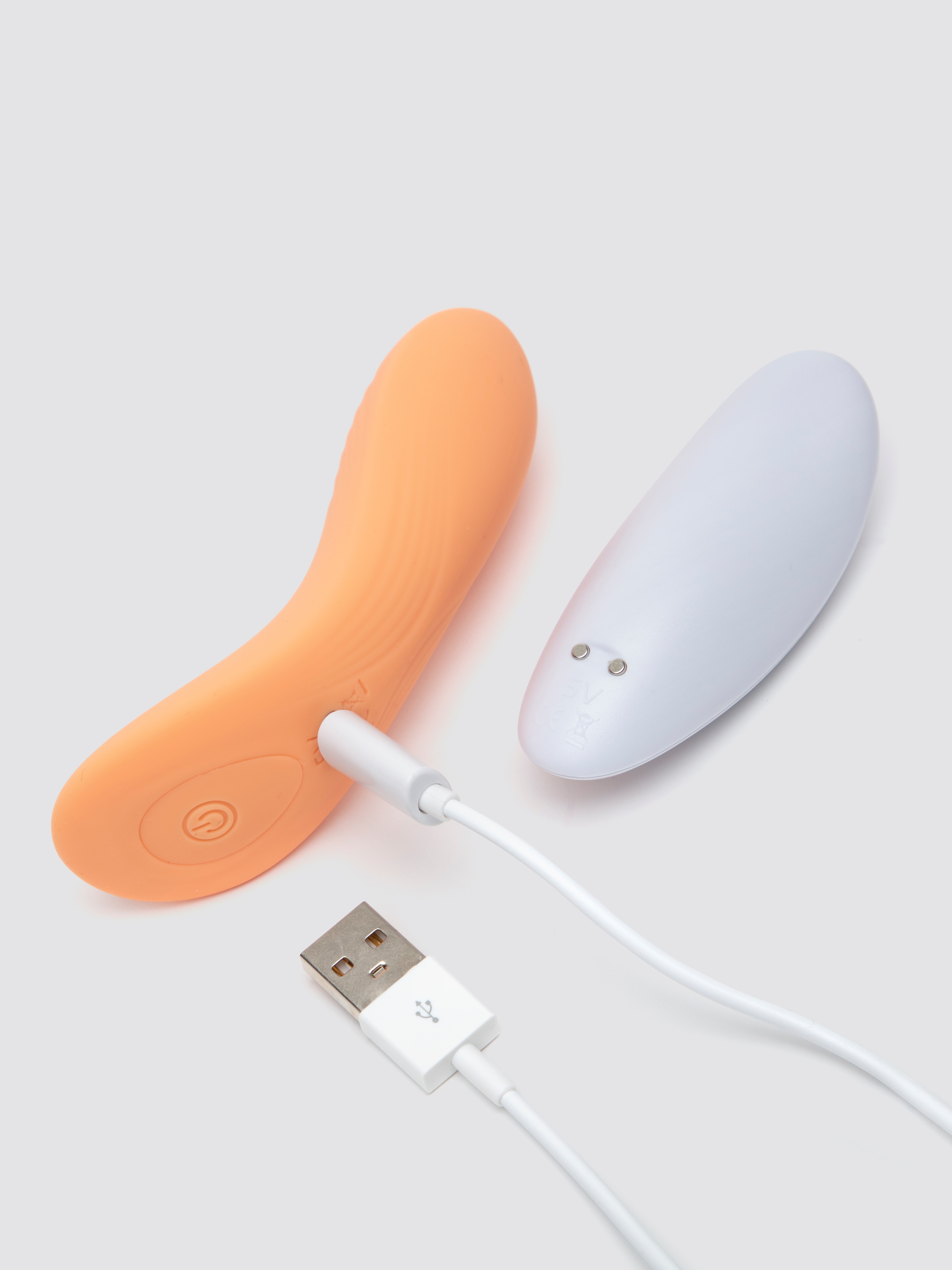 My ilo Remote Control Rechargeable G-Spot and Clitoral Vibrator, Orange, hi-res