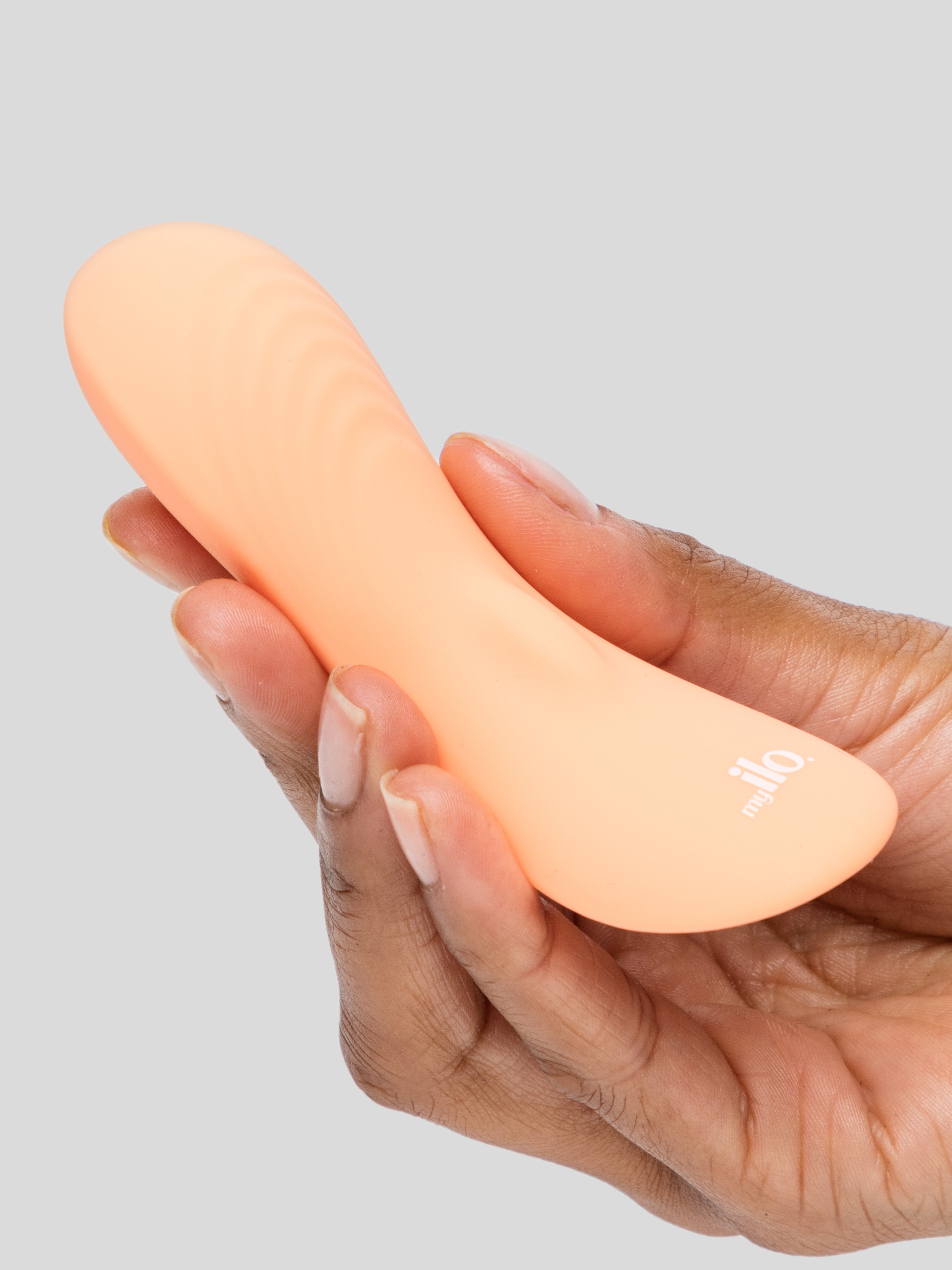 My ilo Remote Control Rechargeable G-Spot and Clitoral Vibrator, Orange, hi-res