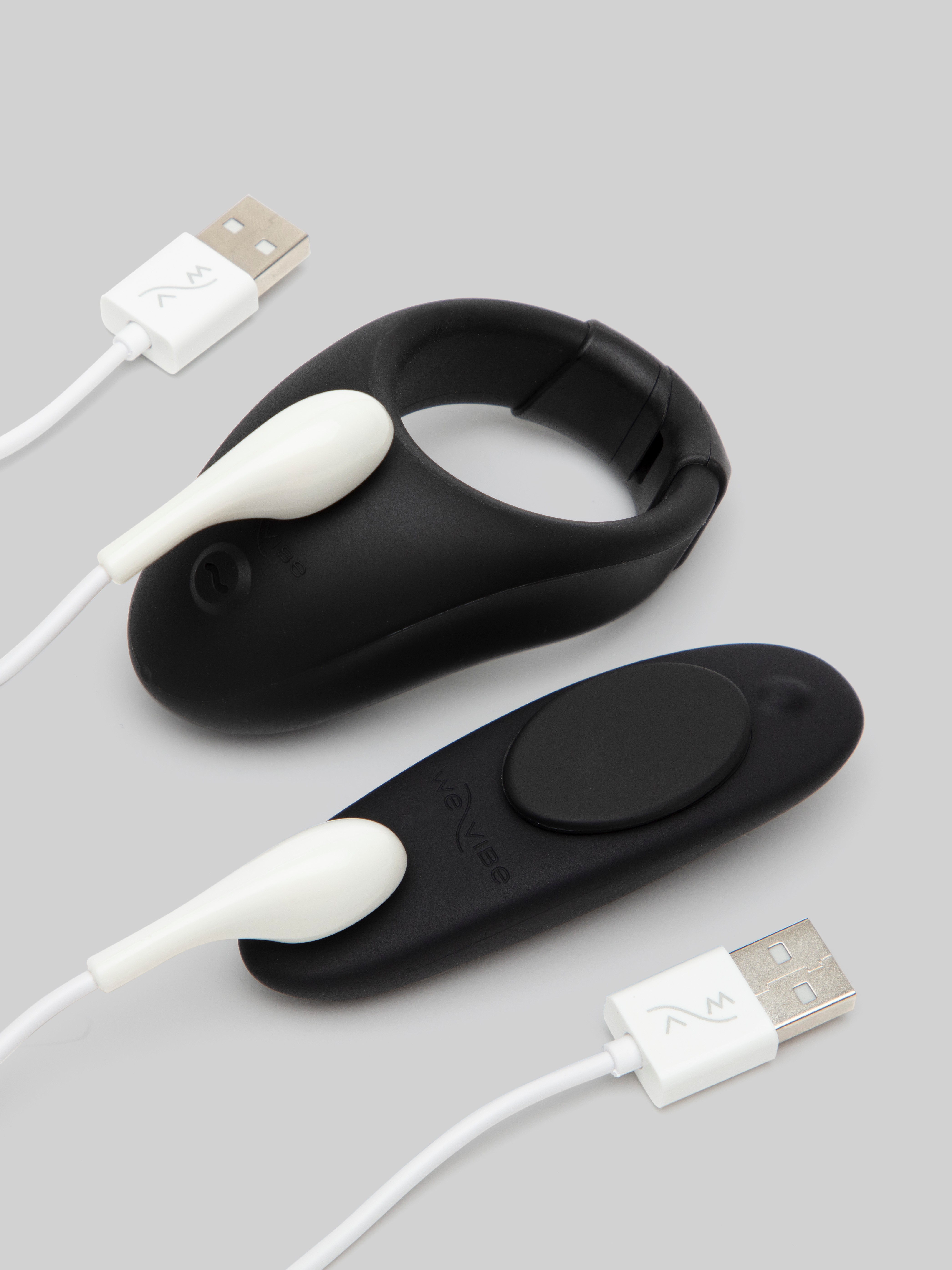 We-Vibe Tease Us Bond and Moxie Vibrating Cock Ring and Knicker Vibrator Set, Black, hi-res