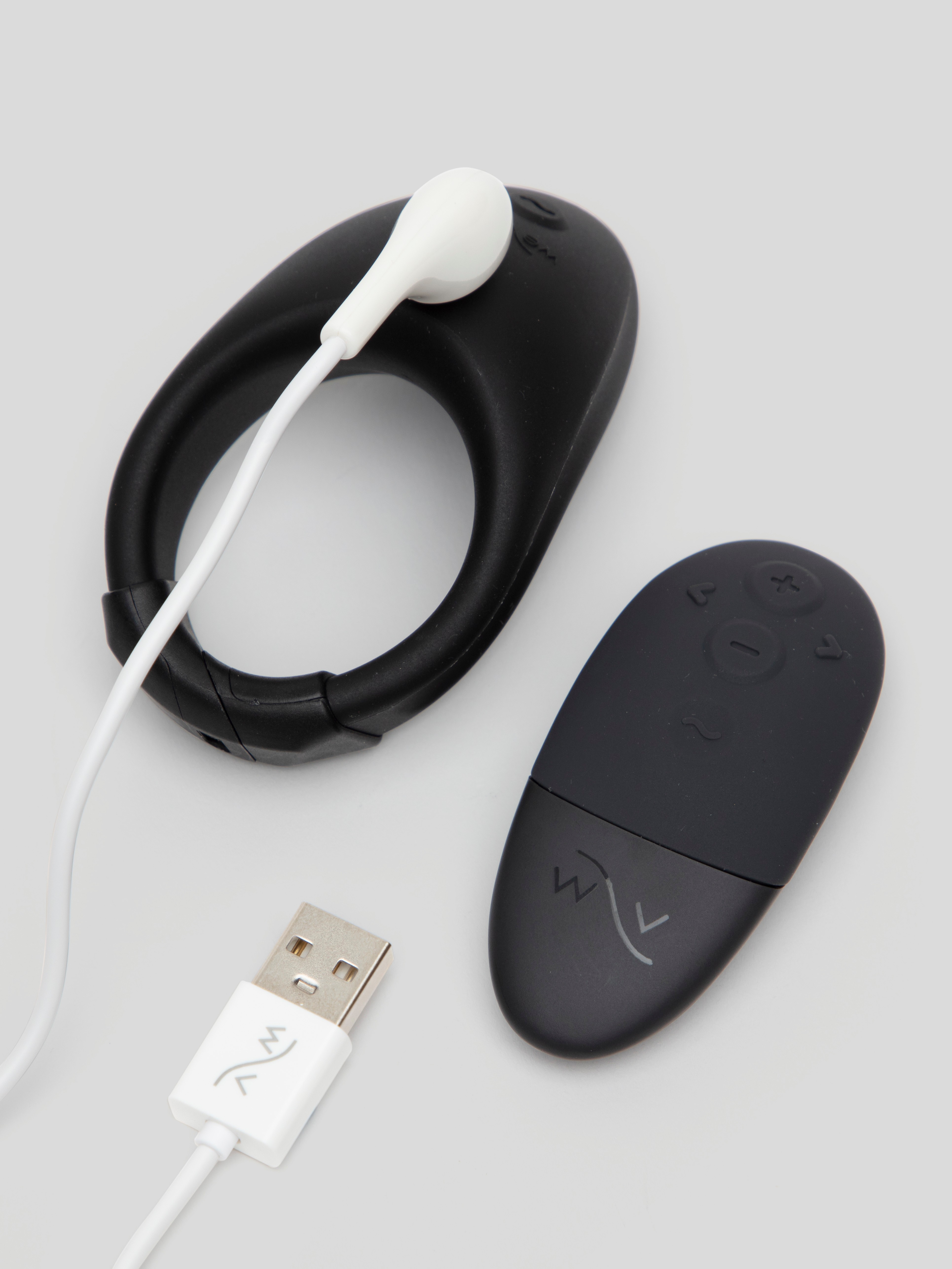 We-Vibe Tease Us Bond Vibrating Silicone Cock Ring Boxed Set, Black, hi-res